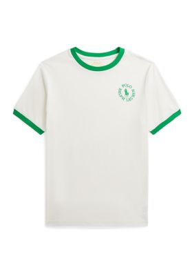 Boys 8-20 Logo Cotton Jersey Ringer T-Shirt