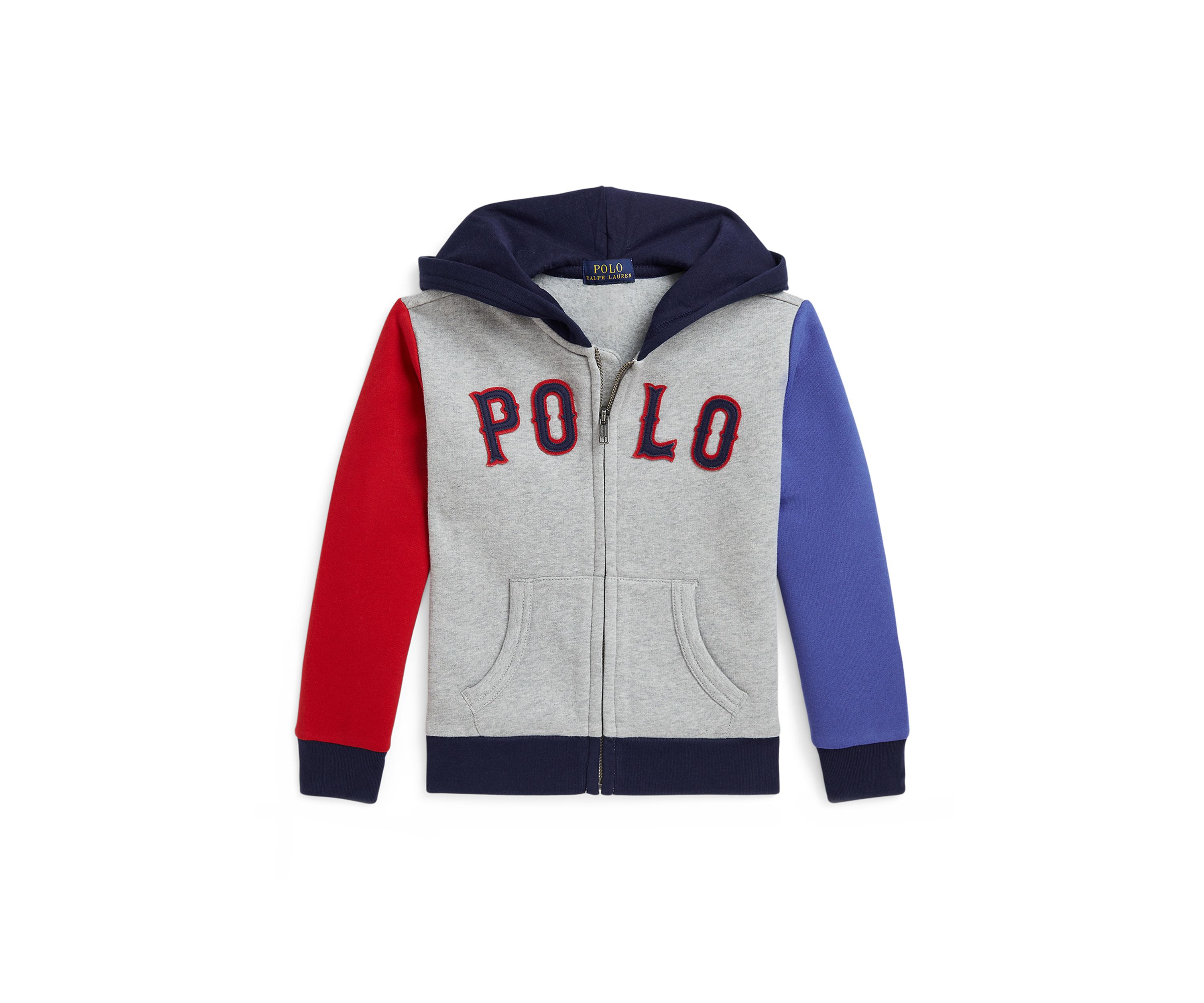 Boys 8-20 Baseball Logo Fleece Full Zip Hoodie