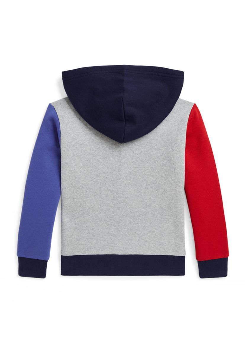 Boys 8-20 Baseball Logo Fleece Full Zip Hoodie