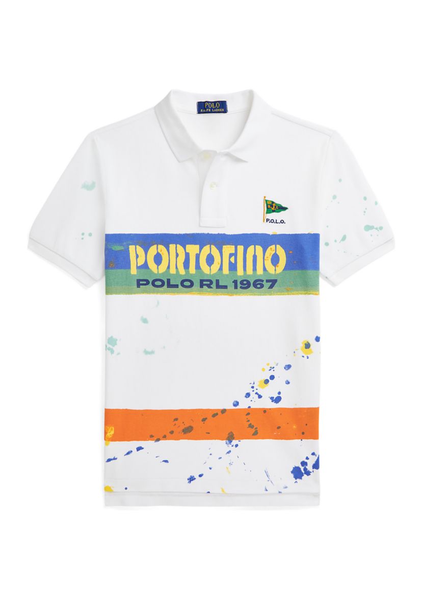 Boys 8-20 Nautical Cotton Mesh Polo Shirt