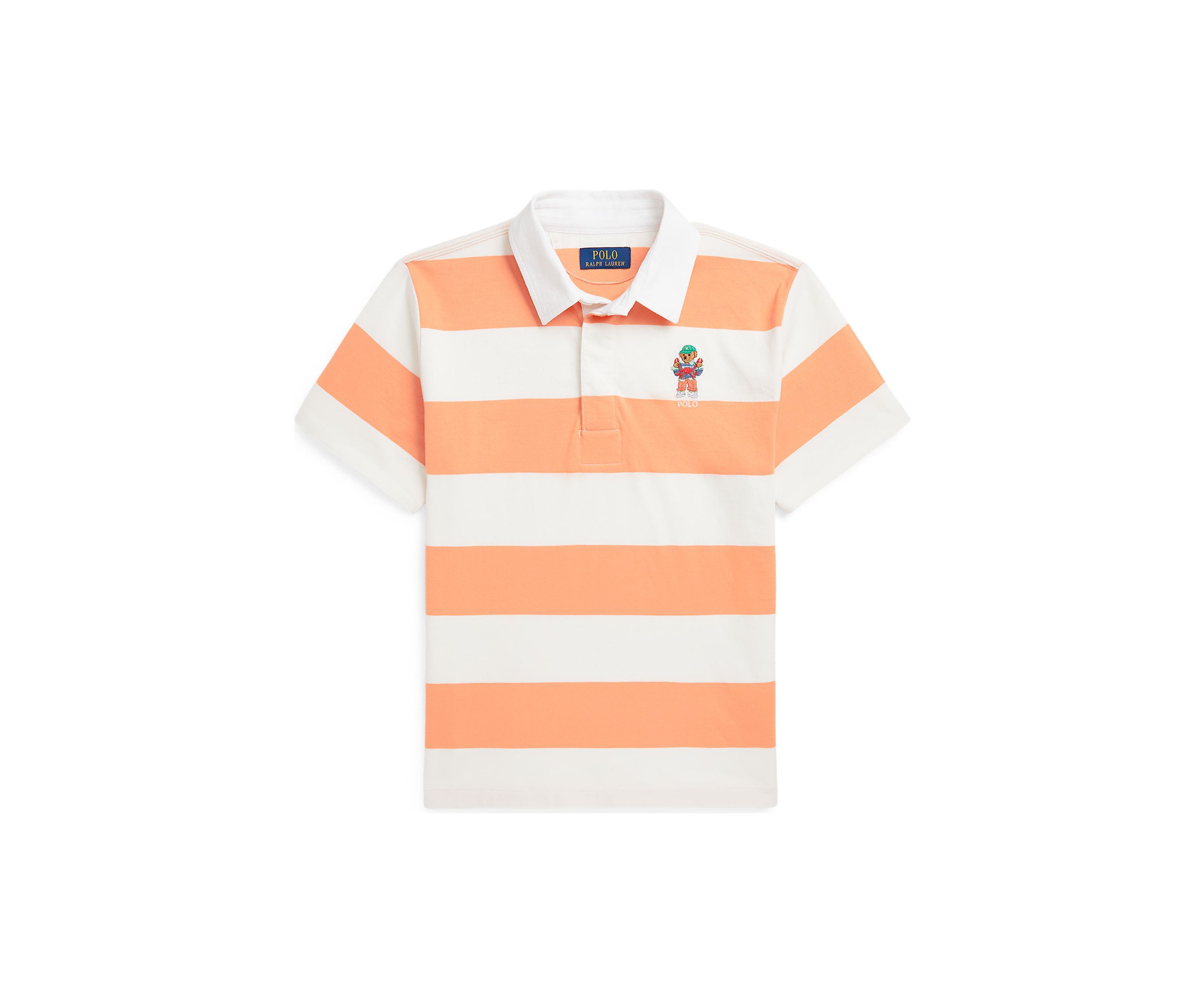 Boys 8-20 Polo Bear Short Sleeve Rugby Shirt