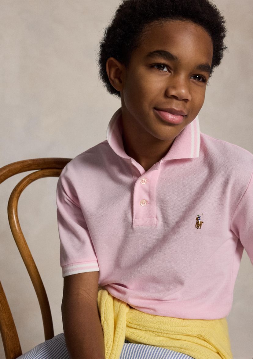 Ralph Lauren Childrenswear Boys 8-20 Oxford Mesh Polo Shirt | Belk