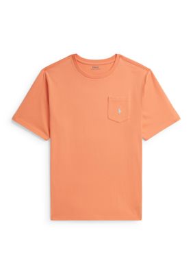 Ralph Lauren Childrenswear Boys 8-20 Cotton Jersey Pocket T-Shirt, Red, Large