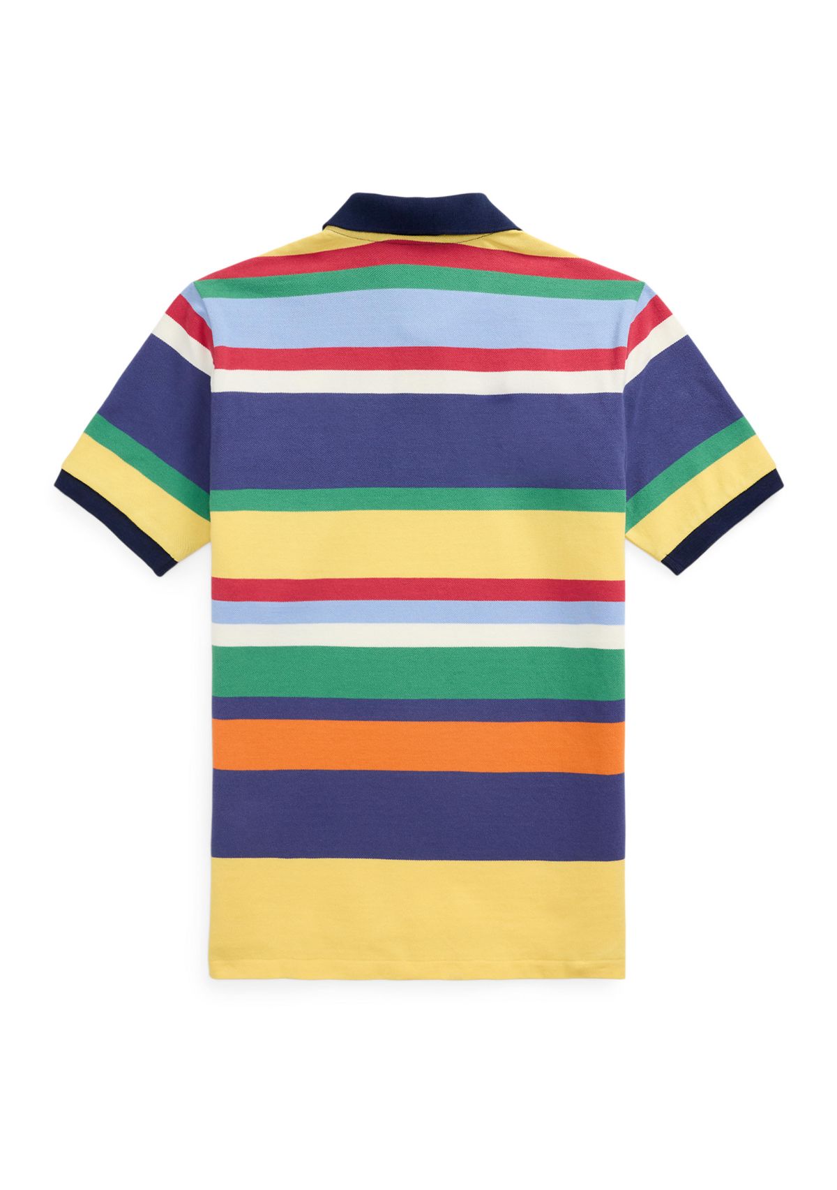 Boys 8-20 Striped Cotton Mesh Polo Shirt