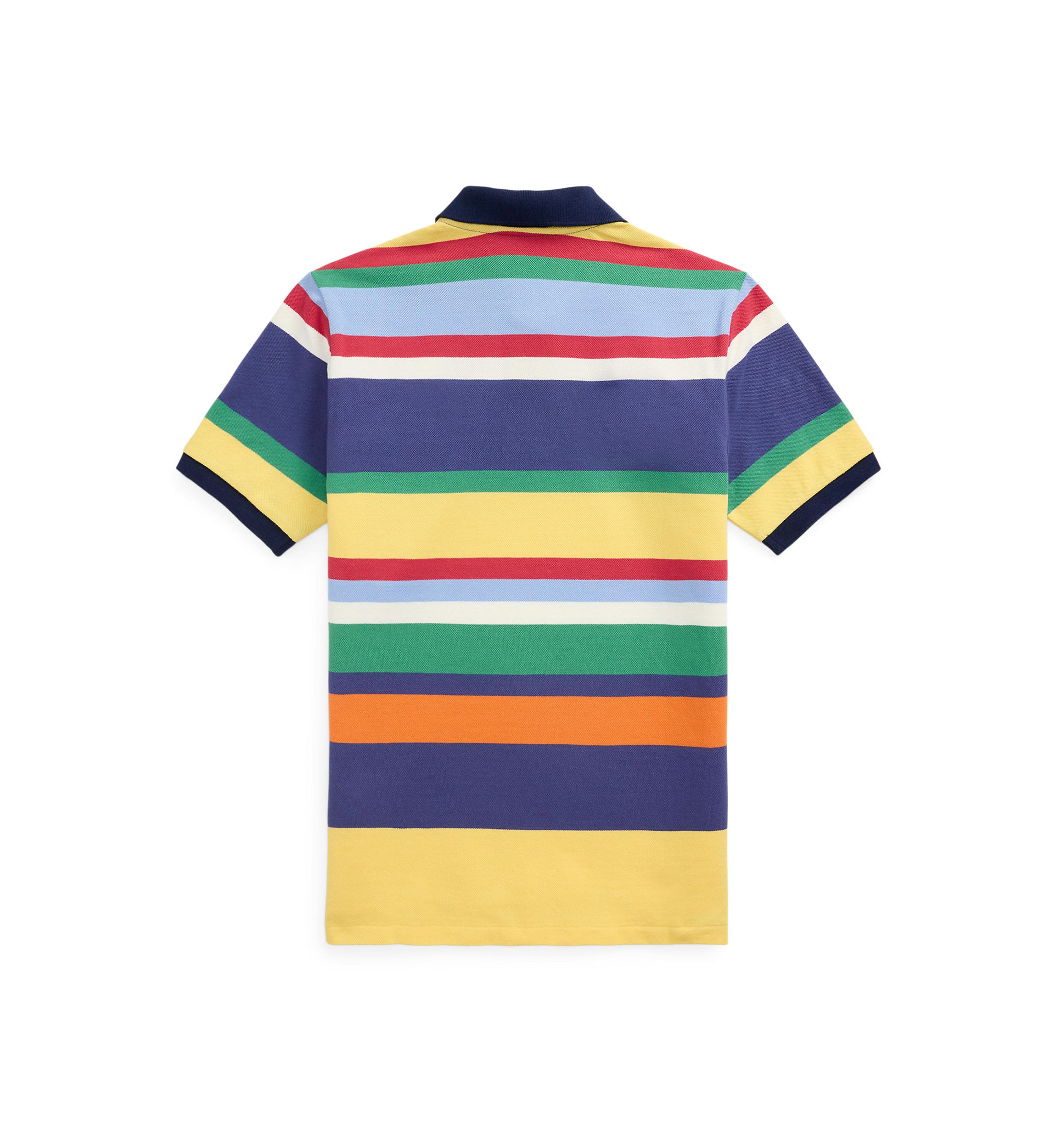 Boys 8-20 Striped Cotton Mesh Polo Shirt
