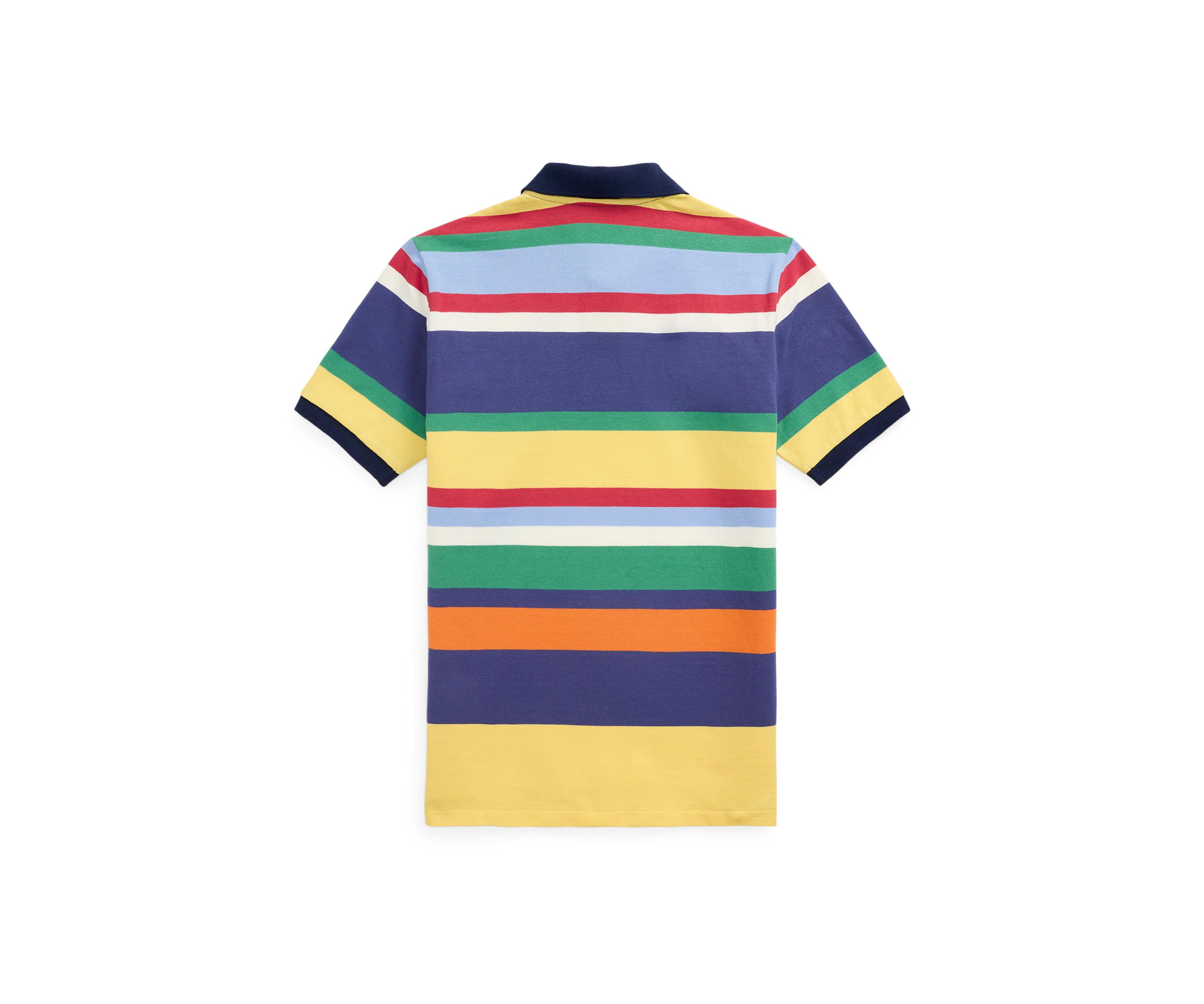 Boys 8-20 Striped Cotton Mesh Polo Shirt