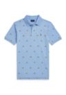 Boys 8-20 Tennis-Print Cotton Mesh Polo Shirt