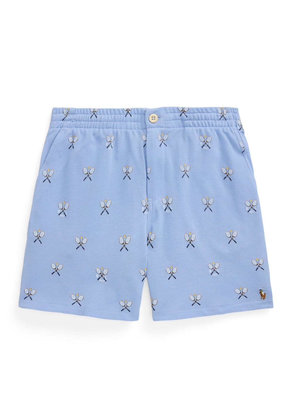 Boys 8-20 Polo Prepster Tennis-Print Mesh Shorts