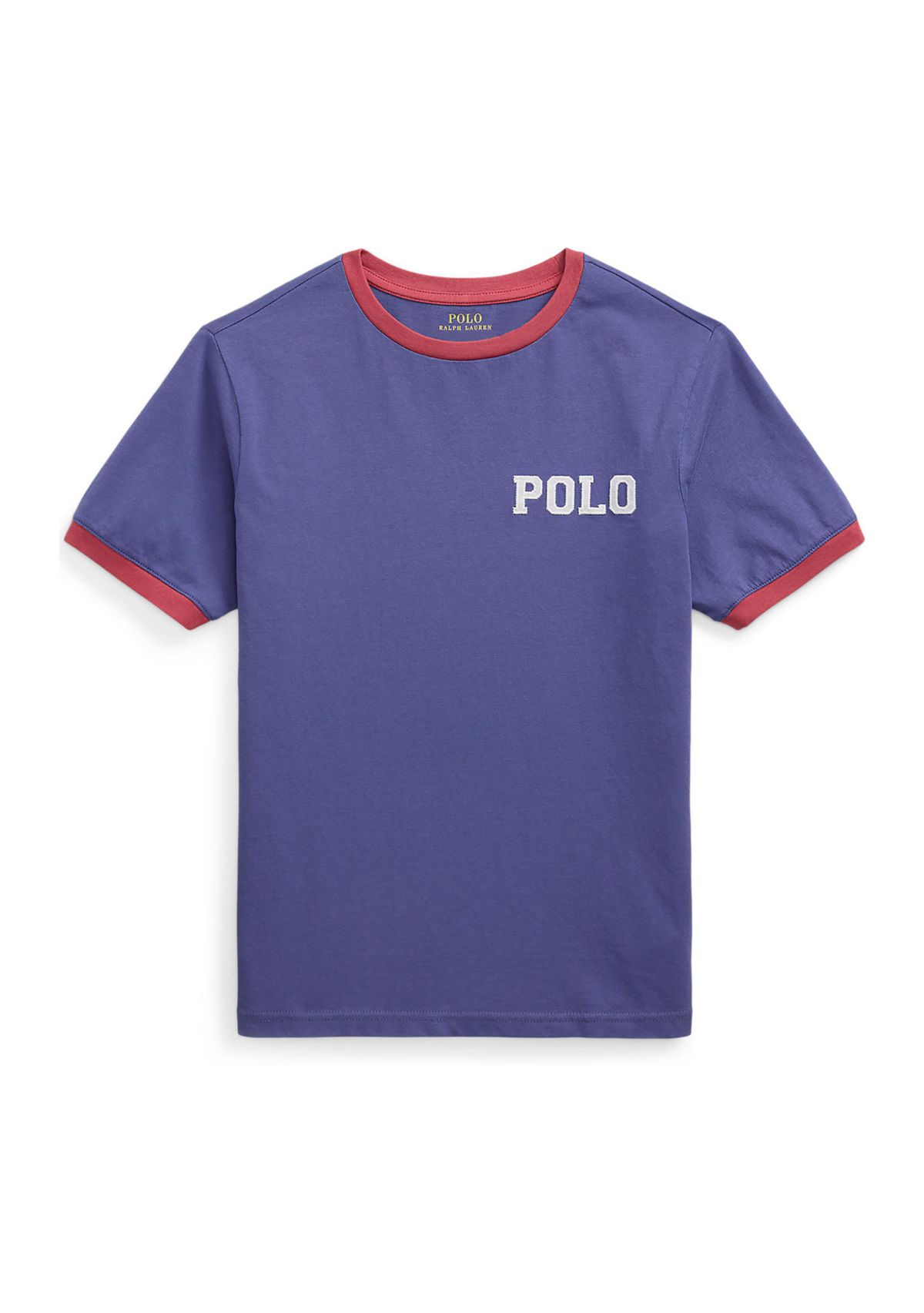 Boys 8-20 Logo Cotton Jersey Ringer T-Shirt