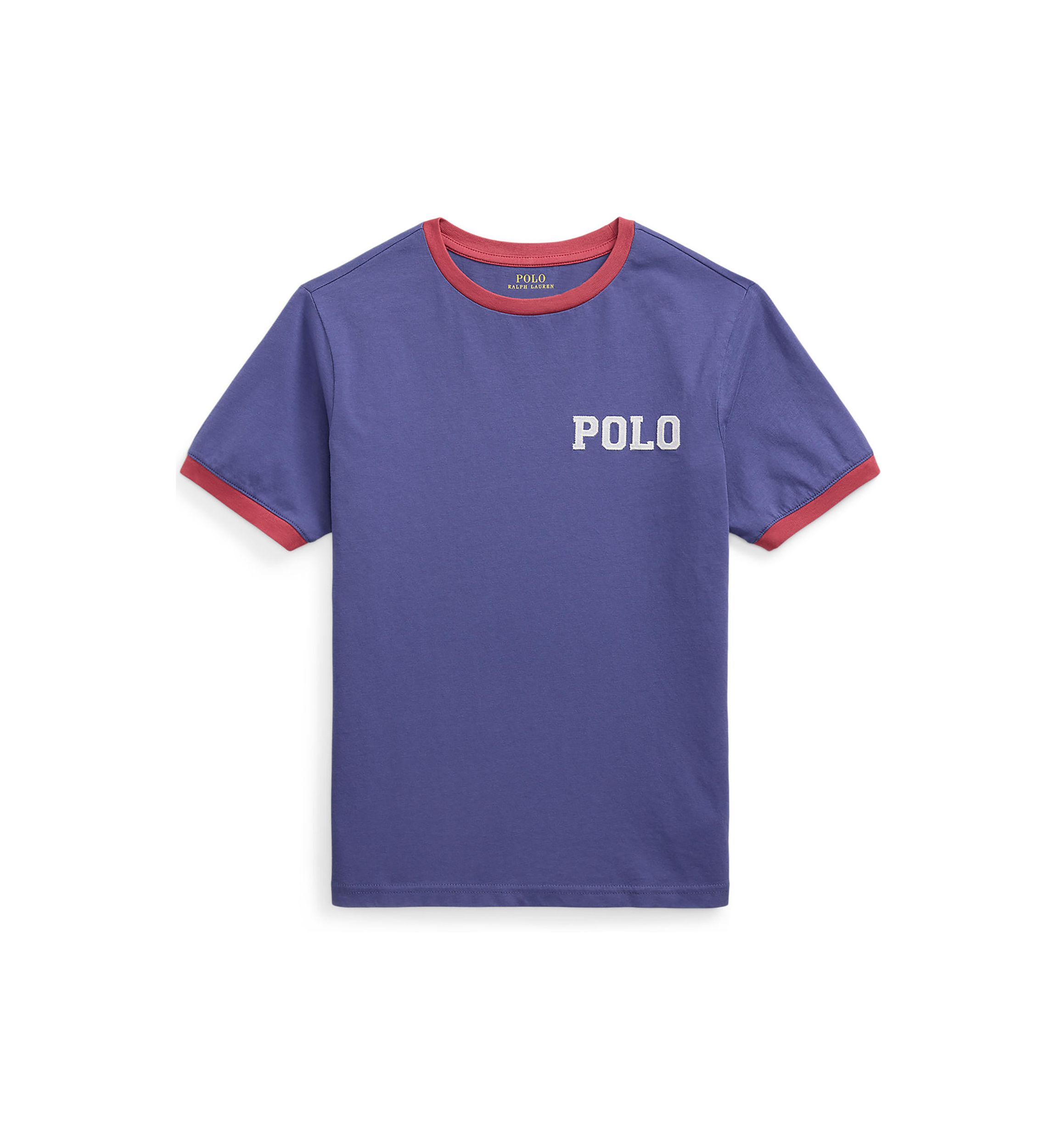Boys 8-20 Logo Cotton Jersey Ringer T-Shirt