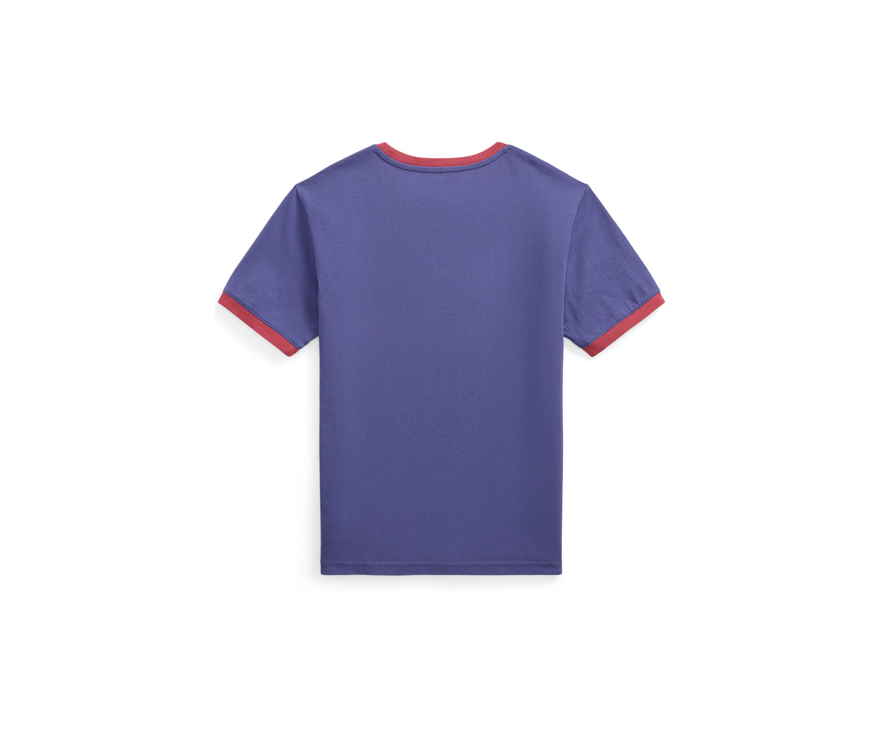 Boys 8-20 Logo Cotton Jersey Ringer T-Shirt