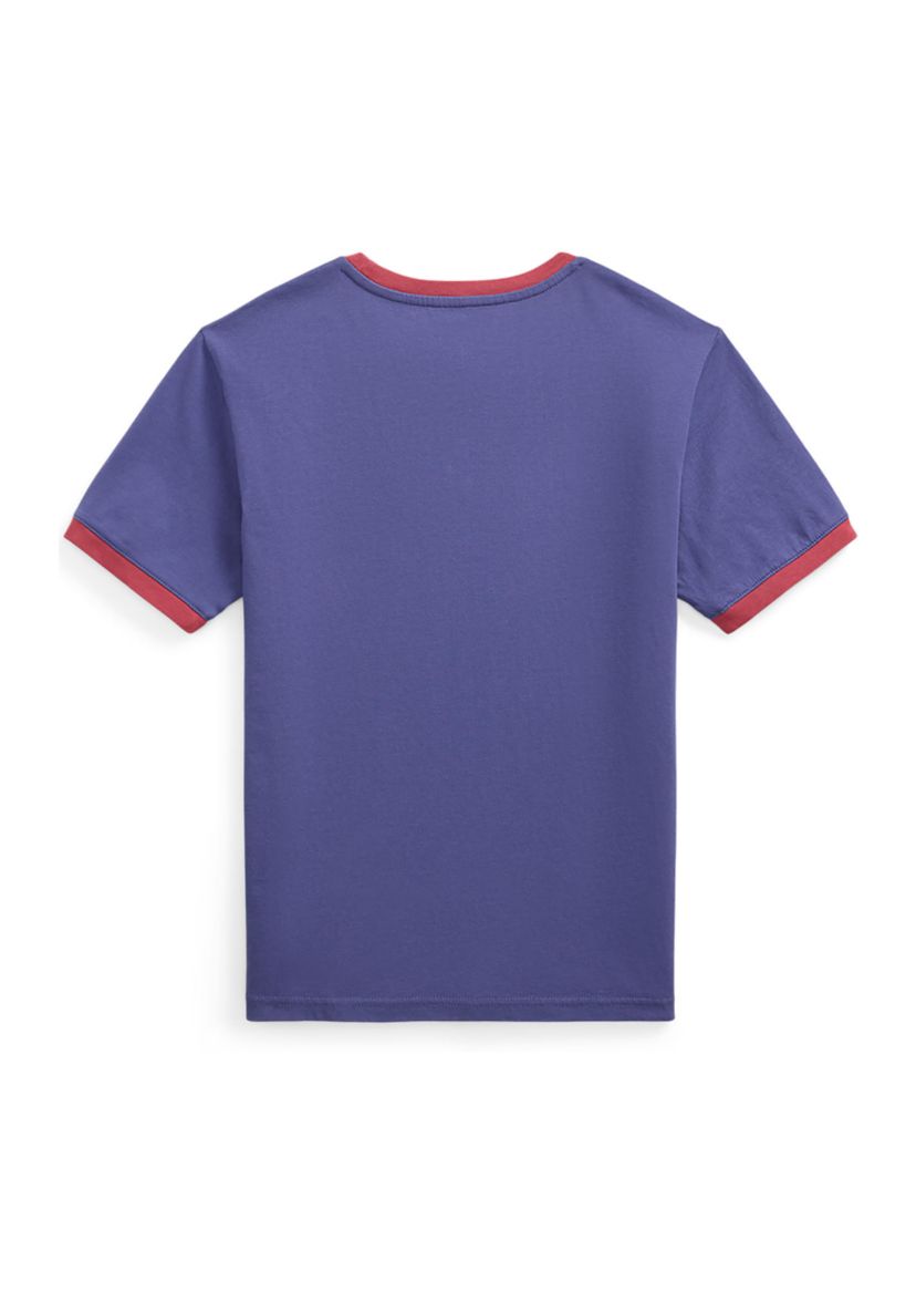 Boys 8-20 Logo Cotton Jersey Ringer T-Shirt