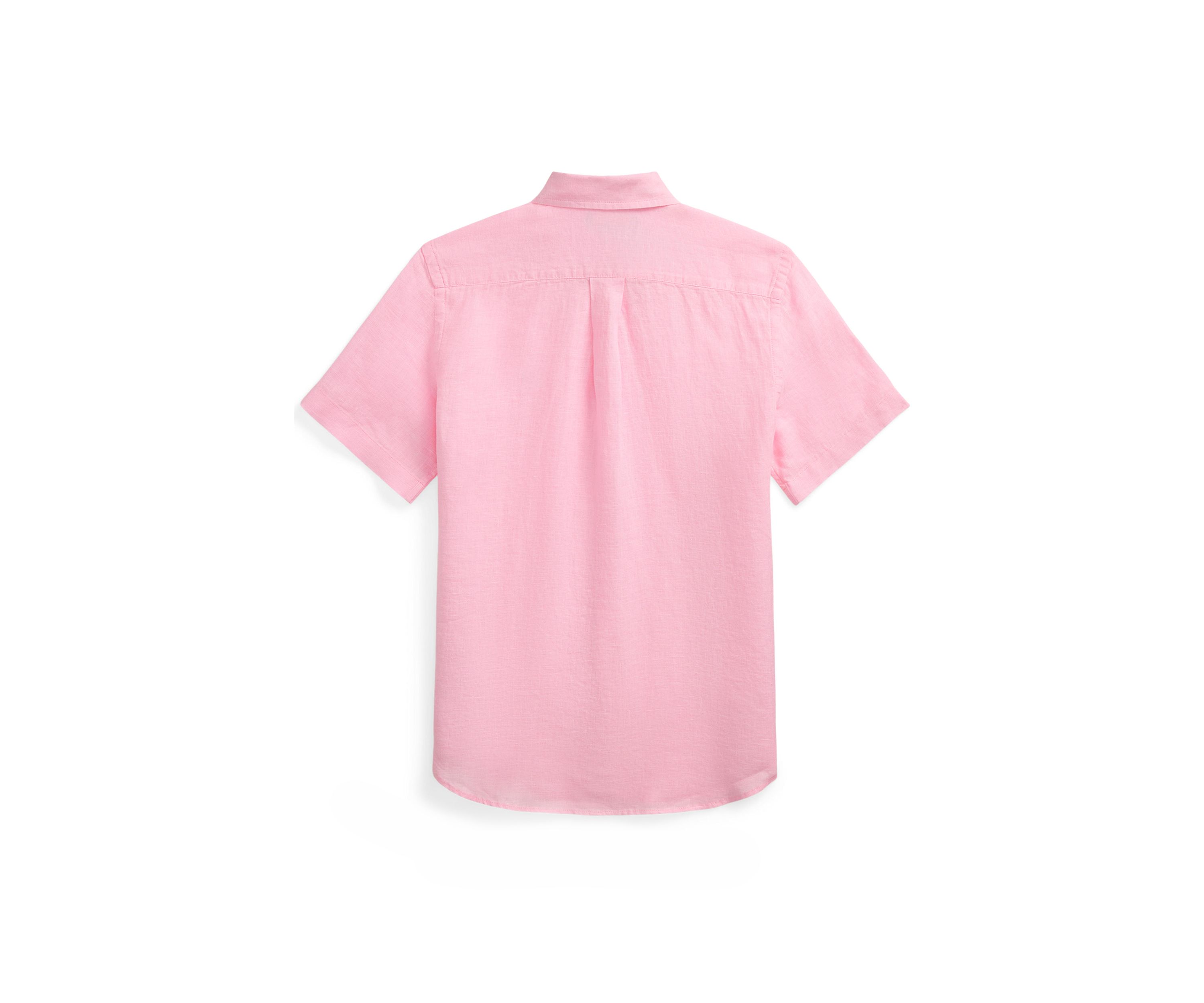 Boys 8-20 Linen Short Sleeve Shirt