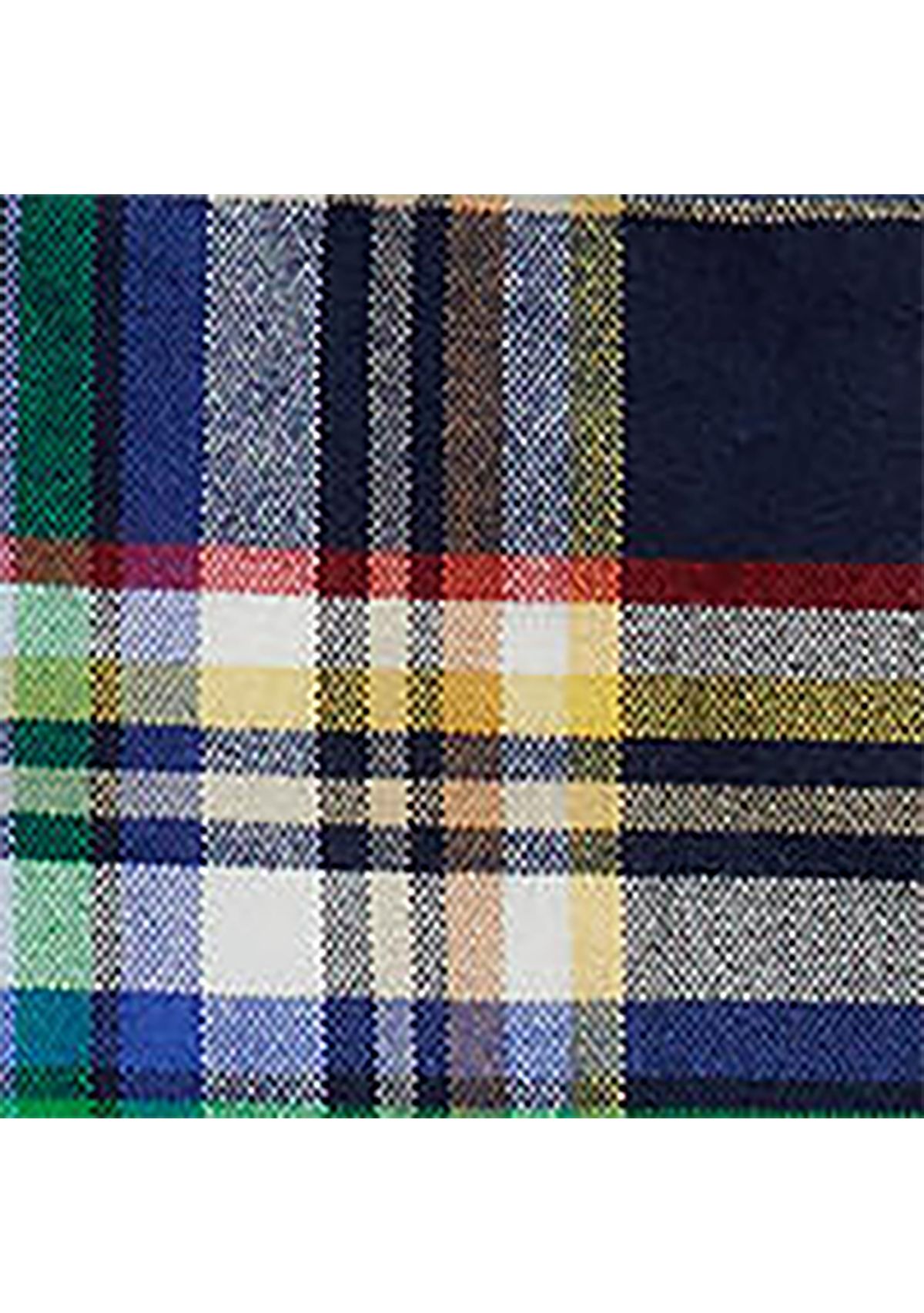 Boys 8-20 Plaid Brushed Cotton Oxford Work Shirt