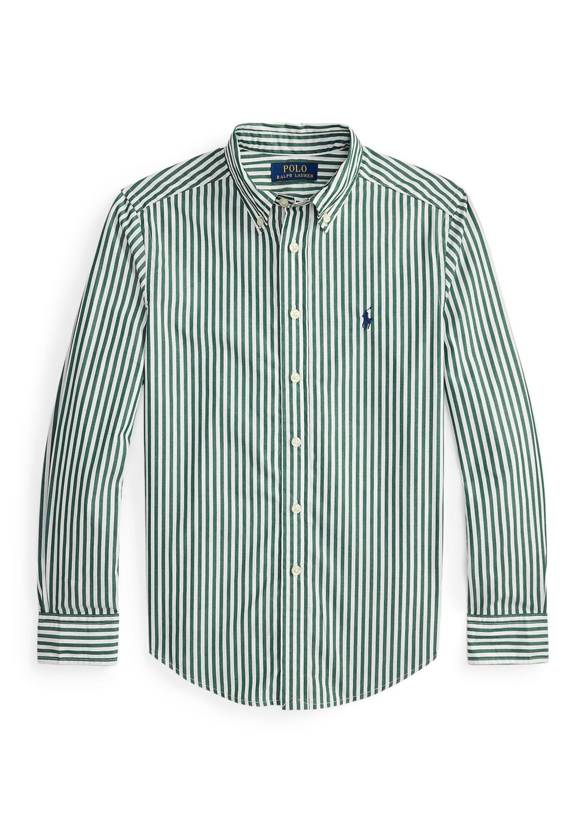 Boys 8-20 Striped Cotton Poplin Shirt