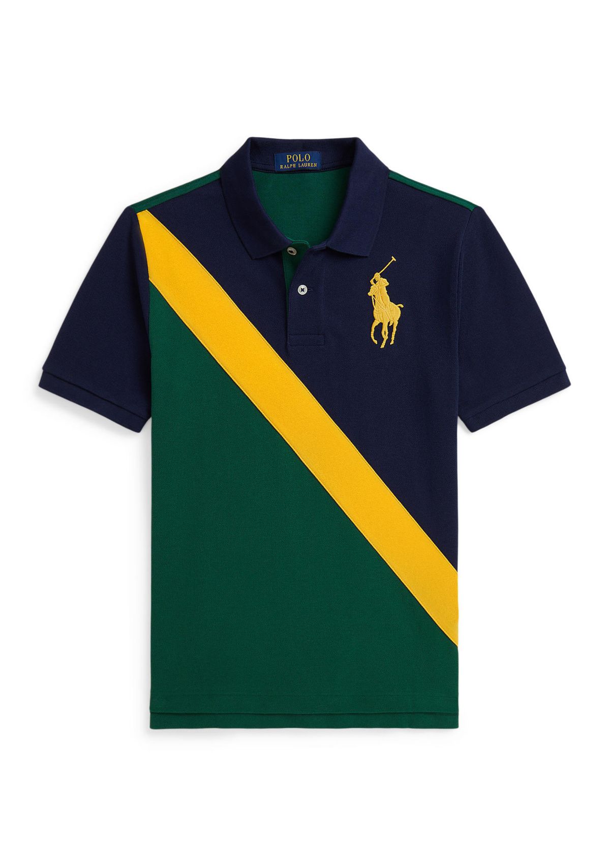 Boys 8-20 Big Pony Cotton Mesh Polo Shirt