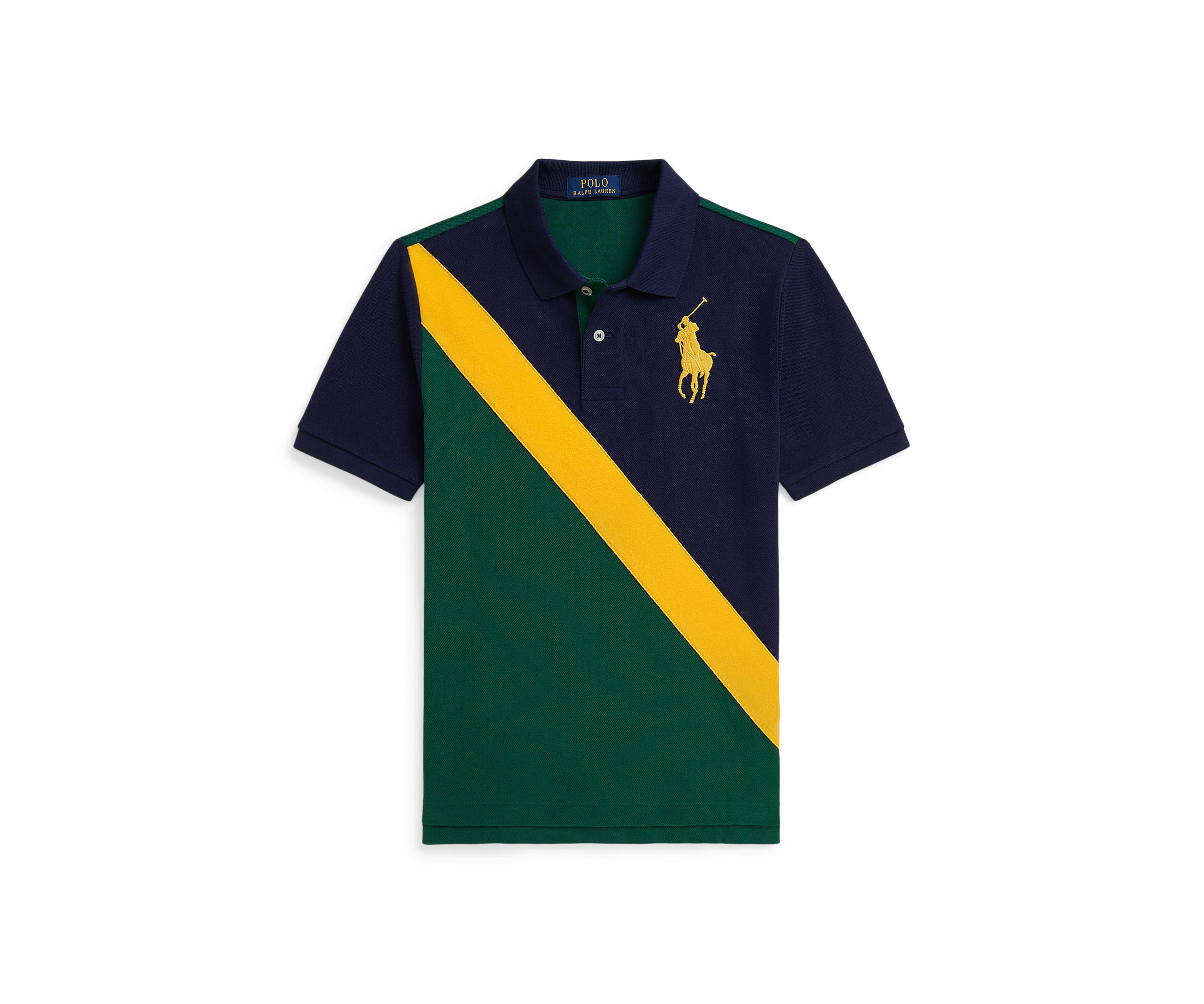Boys 8-20 Big Pony Cotton Mesh Polo Shirt