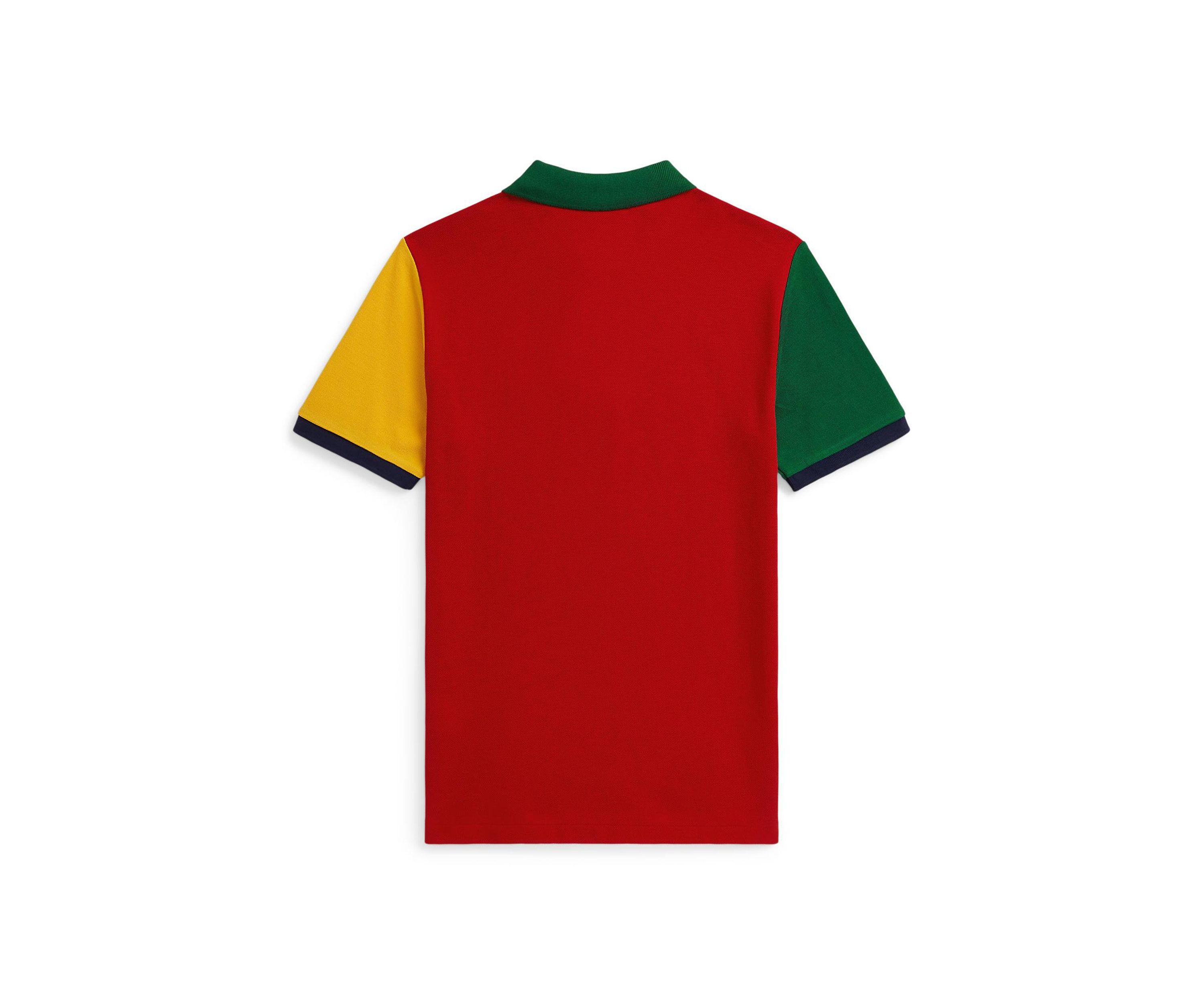 Boys 8-20 Big Pony Color Blocked Mesh Polo Shirt