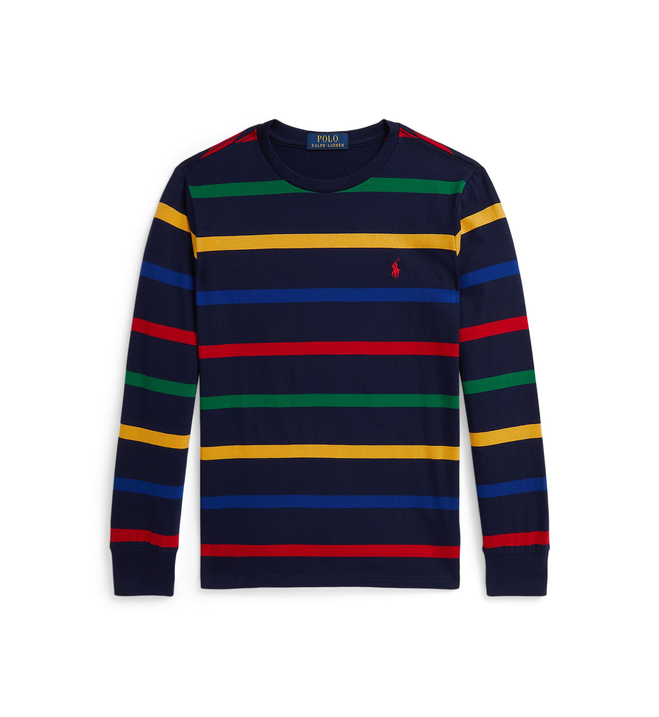 Boys 8-20 Striped Cotton Long-Sleeve Tee