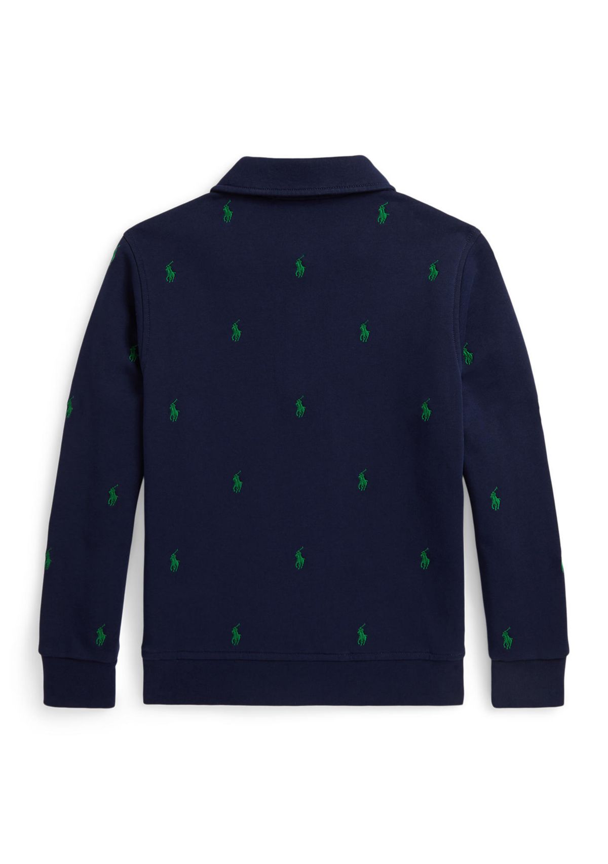 Boys 8-20 Polo Pony Fleece Collared Sweatshirt
