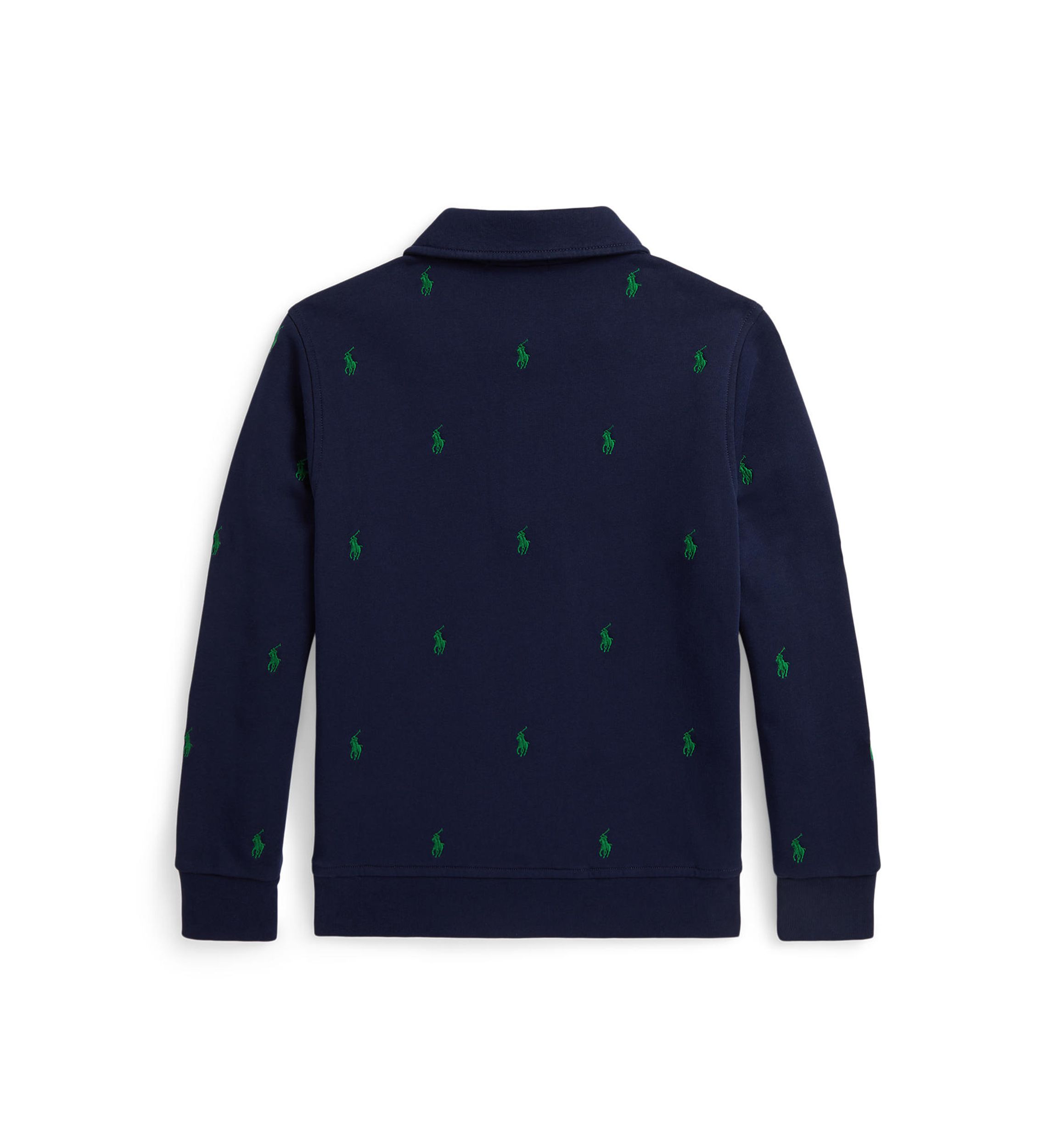 Boys 8-20 Polo Pony Fleece Collared Sweatshirt