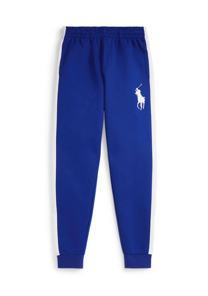 Boys 8-20 Striped Double Knit Jogger Pants