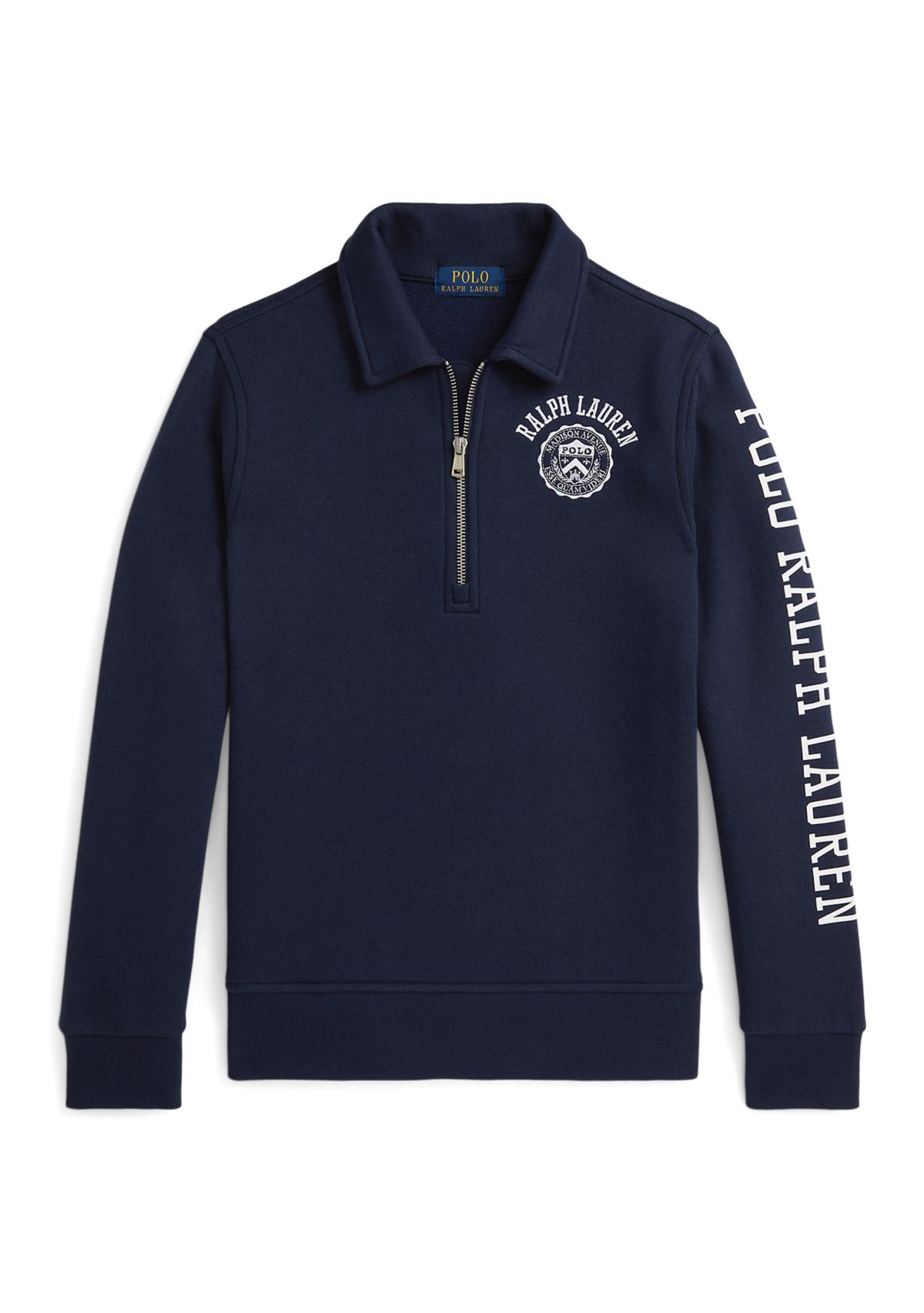 Boys 8-20 Logo Fleece Collared Sweatshirt