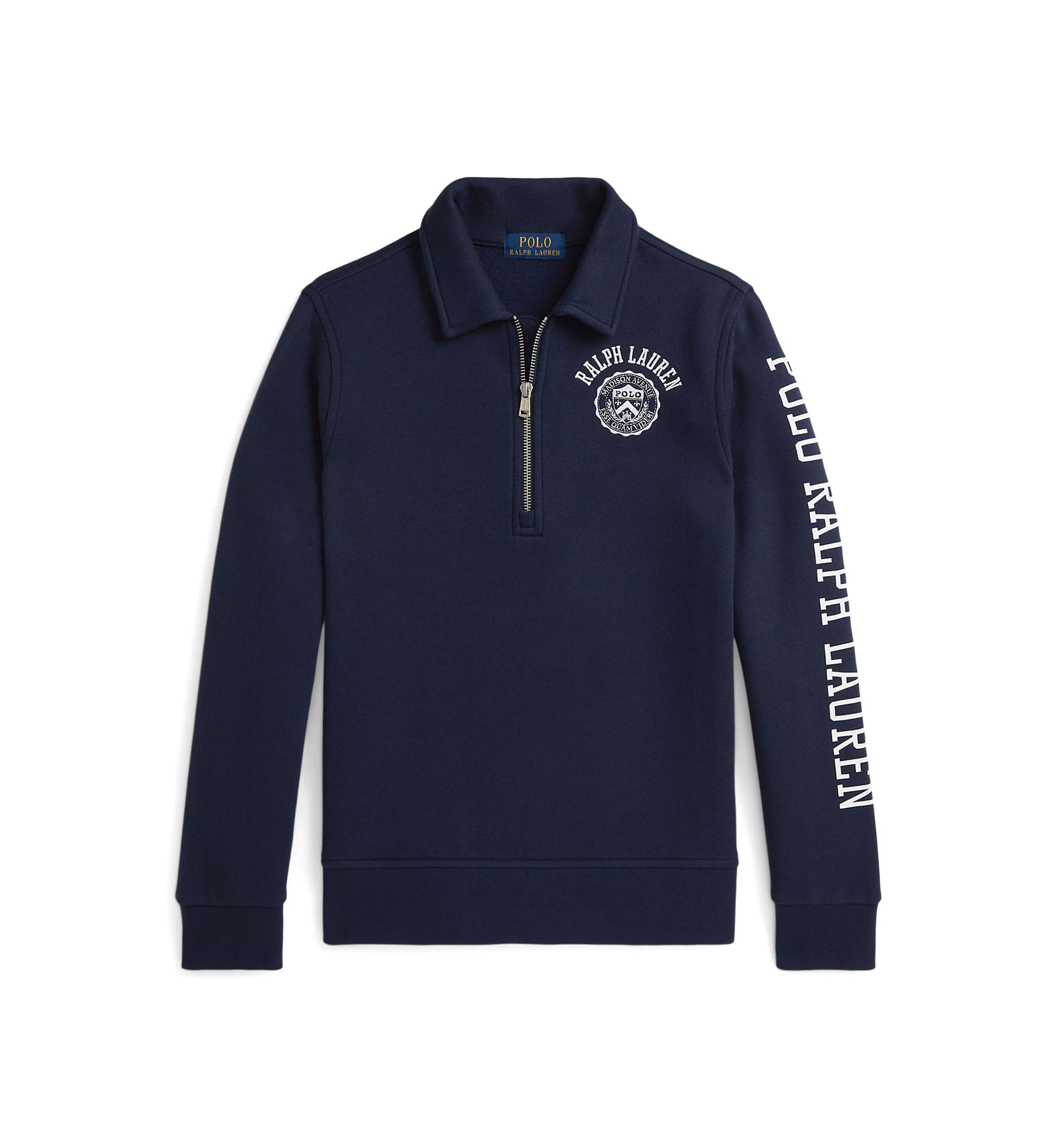 Boys 8-20 Logo Fleece Collared Sweatshirt