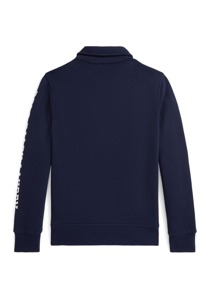 Boys 8-20 Logo Fleece Collared Sweatshirt