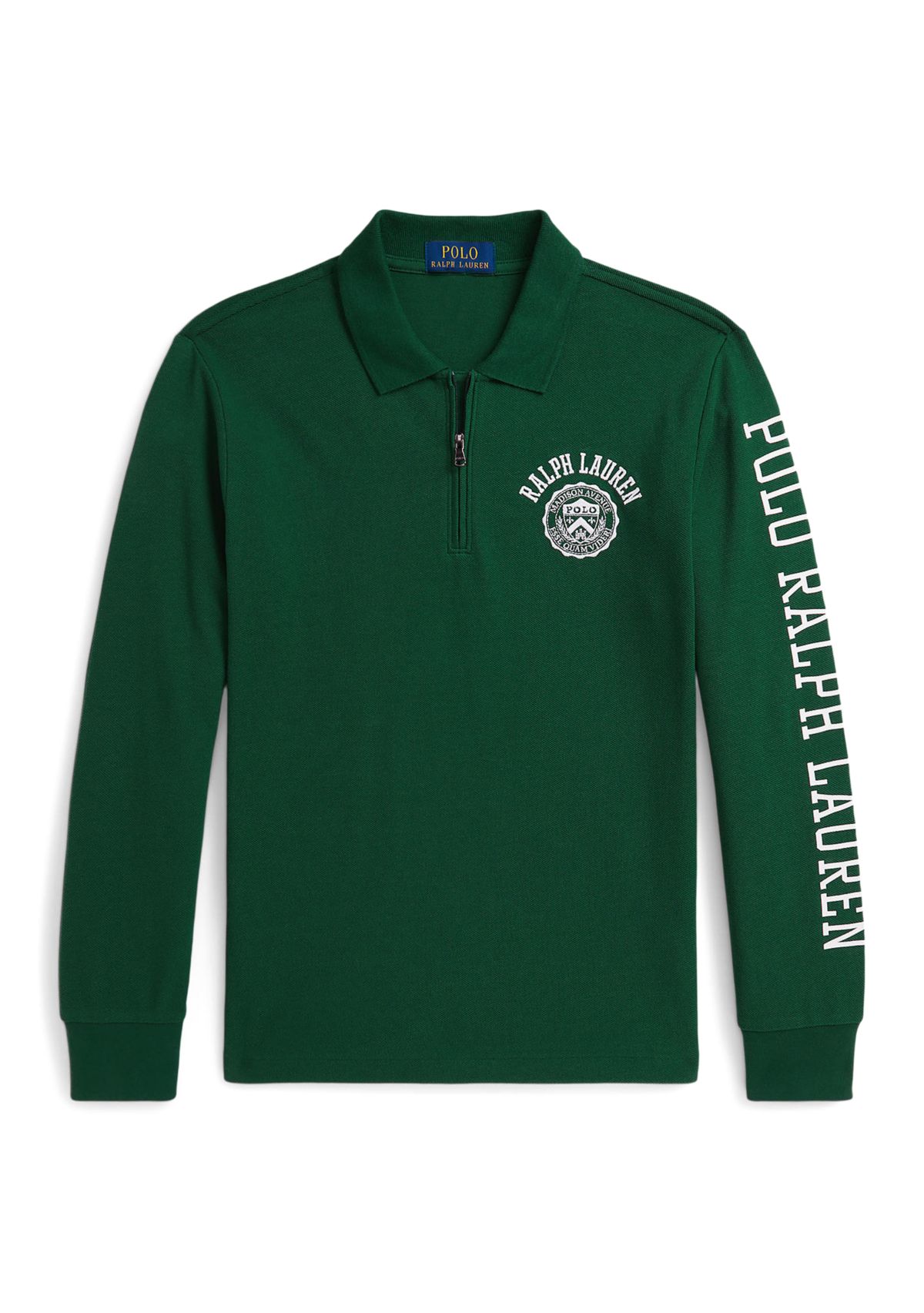 Boys 8-20 Logo Cotton Mesh Polo Shirt