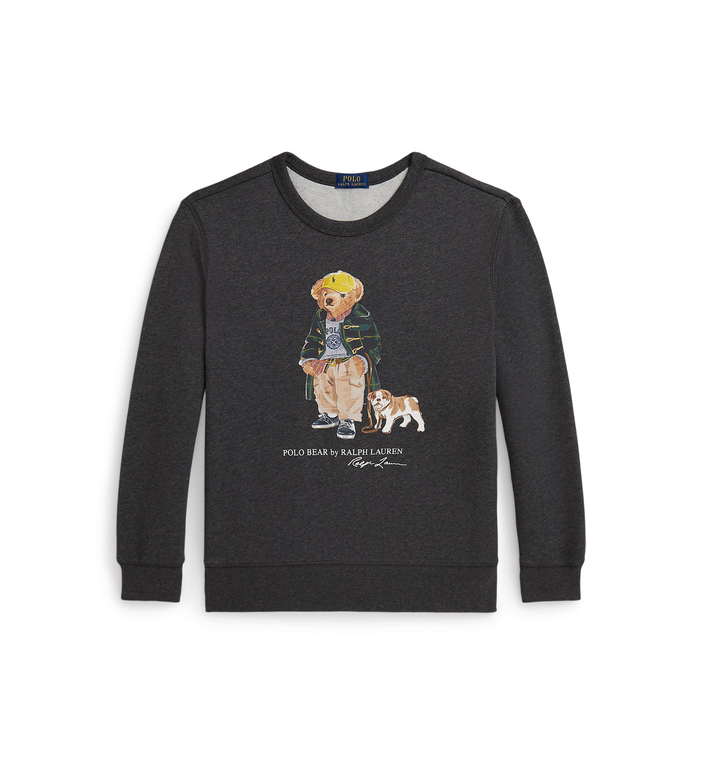 Boys 8-20 Polo Bear Heathered Fleece Sweatshirt