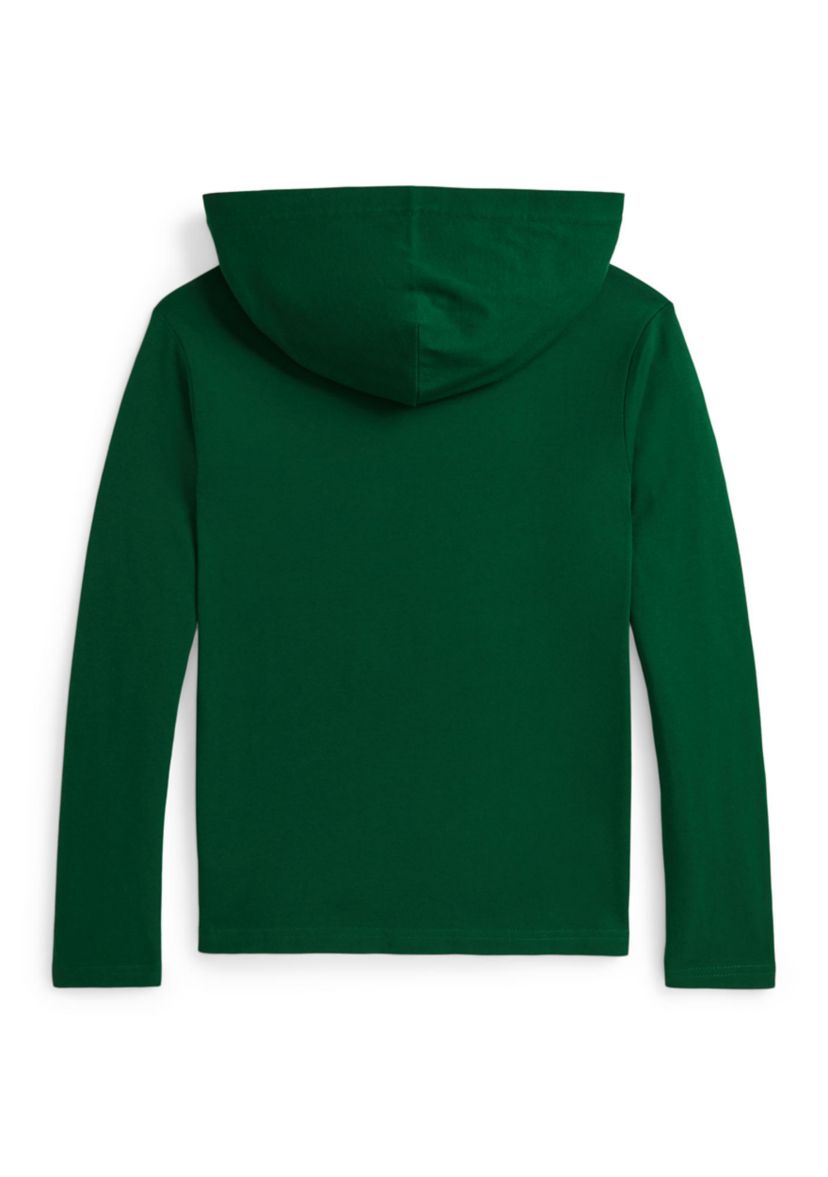 Boys 8-20 Polo Bear Cotton Hooded Tee