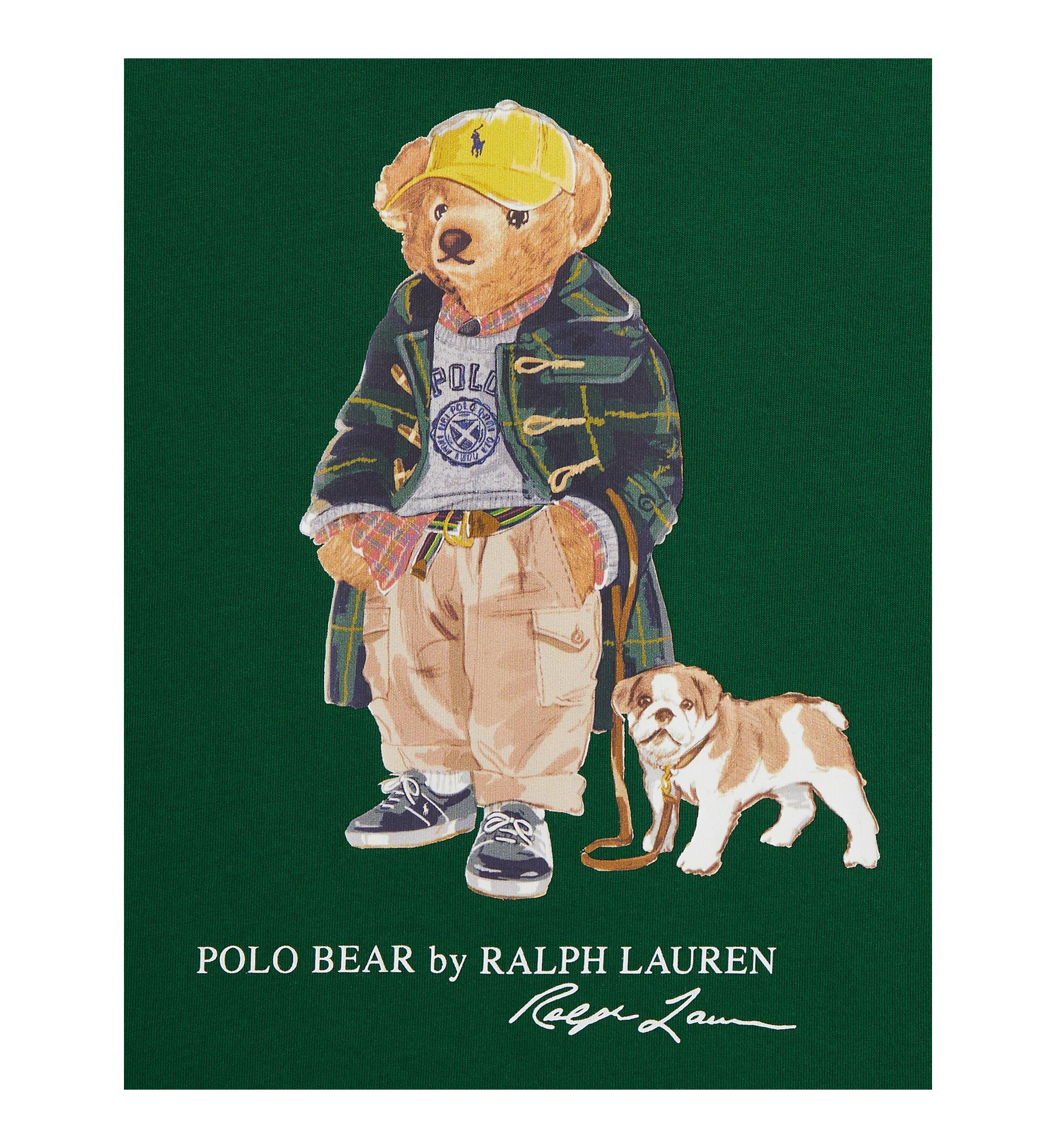 Boys 8-20 Polo Bear Cotton Hooded Tee