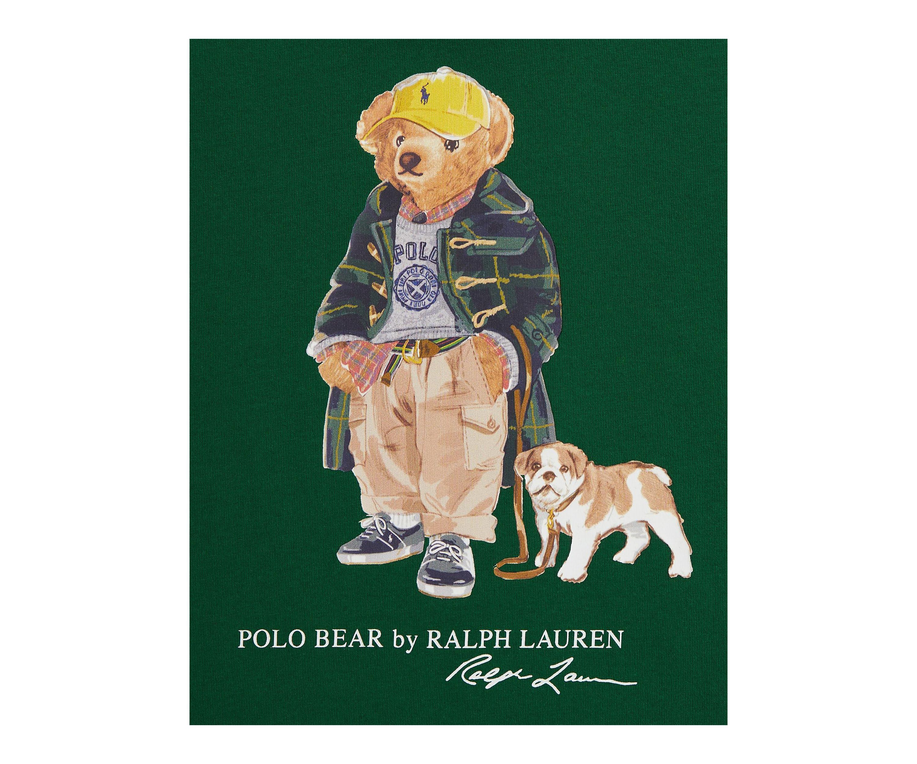 Boys 8-20 Polo Bear Cotton Hooded Tee