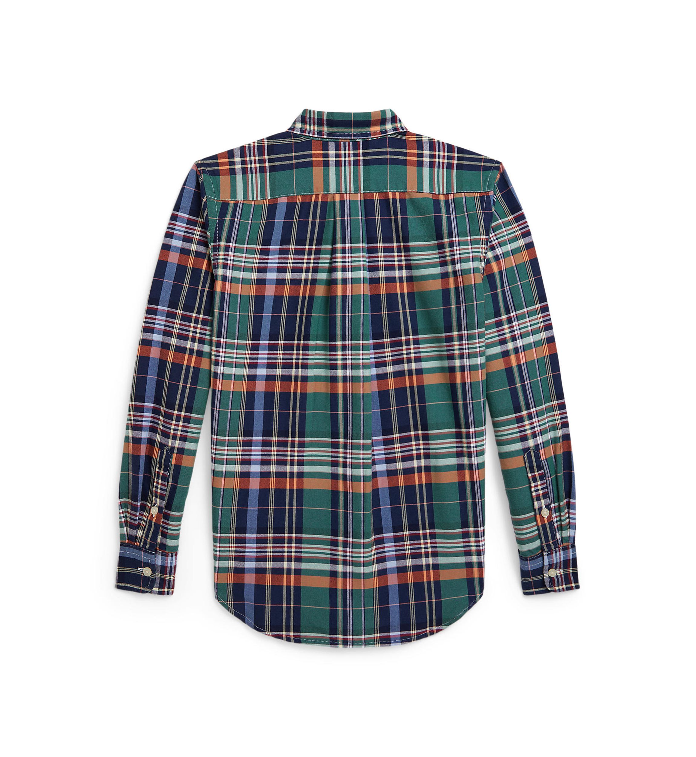 Boys 8-20 Plaid Cotton Oxford Shirt