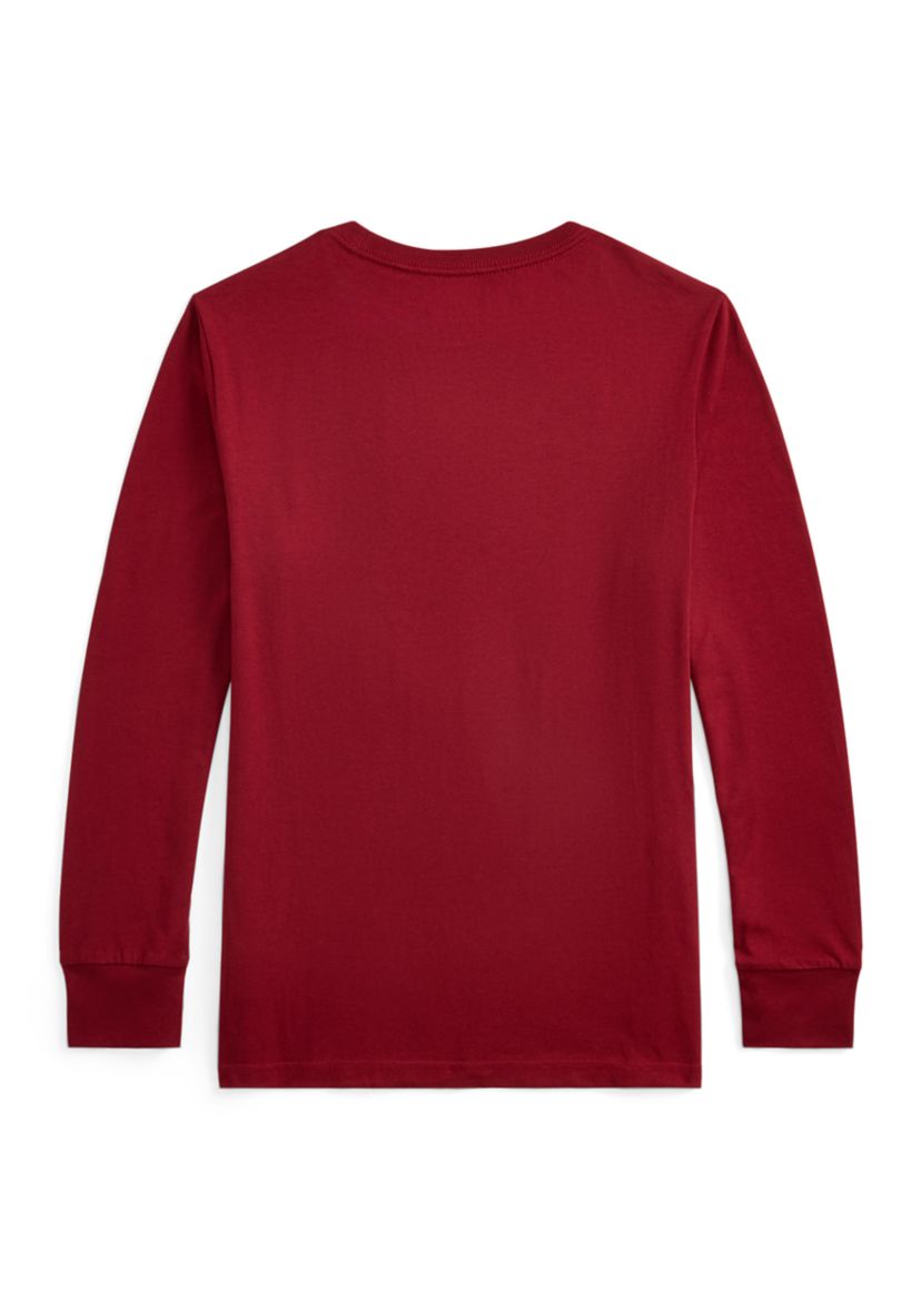 Boys 8-20 Polo Bear Cotton Long-Sleeve Tee