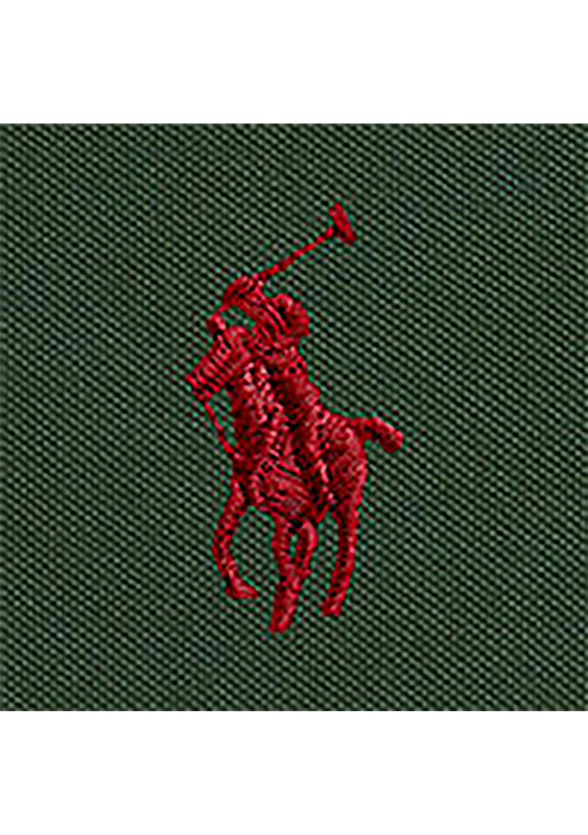 Boys 8-20 Plaid-Collar Mesh Polo Shirt