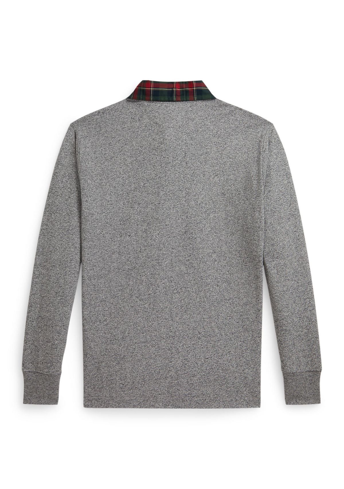 Boys 8-20 Plaid-Collar Cotton Jersey Rugby Shirt