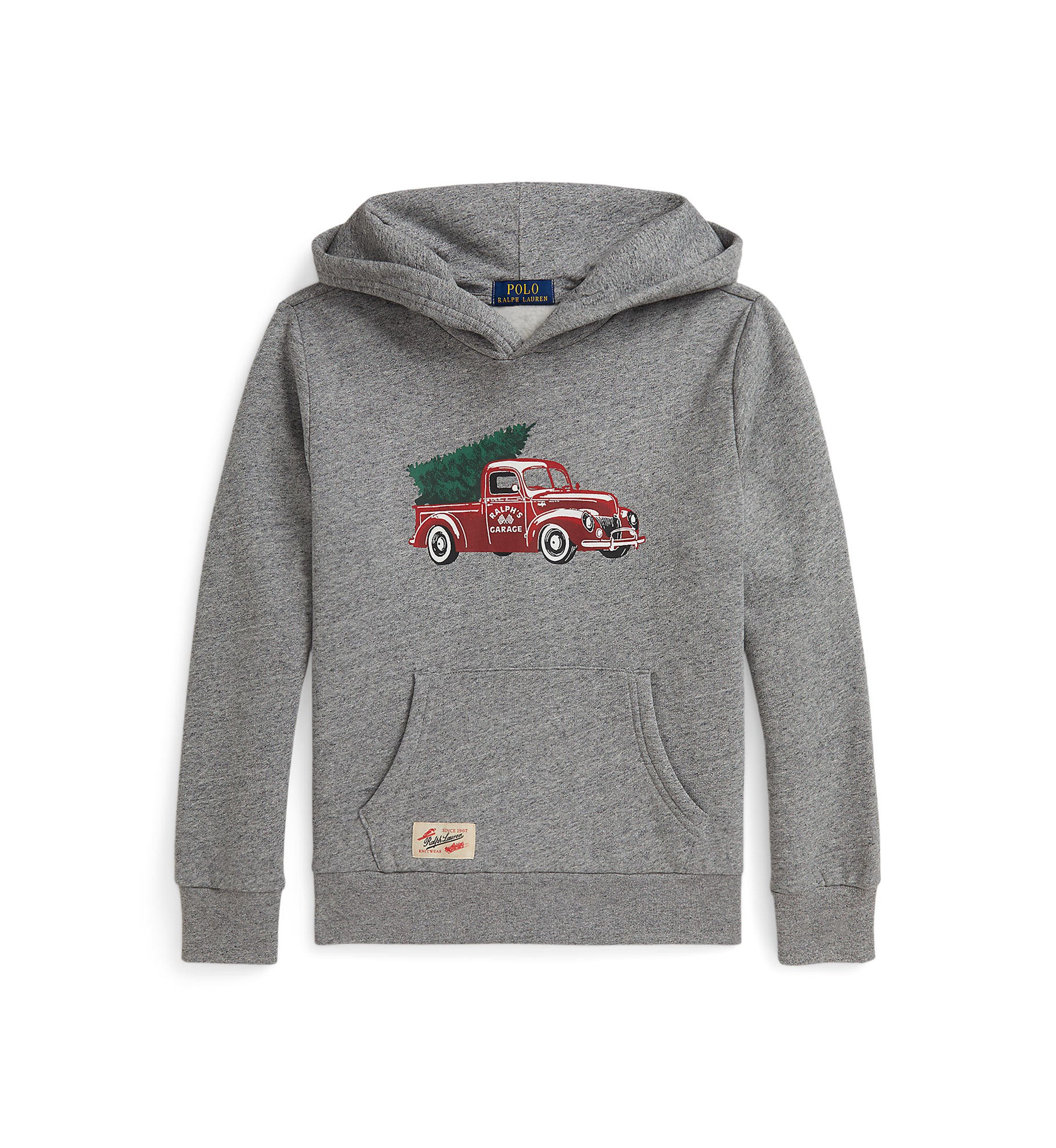 Boys 8-20 Truck-Print Fleece Hoodie