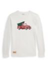 Boys 8-20 Truck-Print Cotton Long-Sleeve Tee