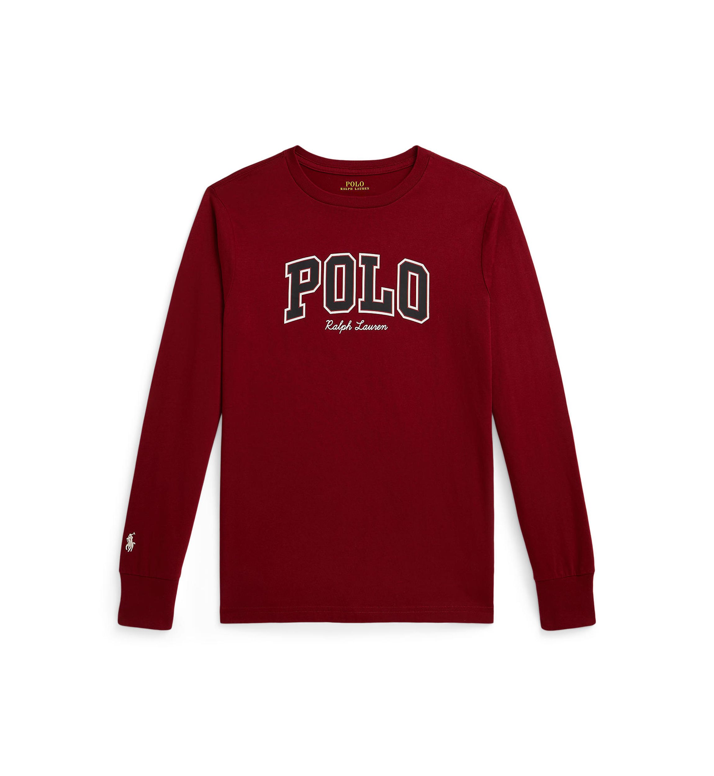 Boys 8-20 Logo Cotton Long-Sleeve Tee