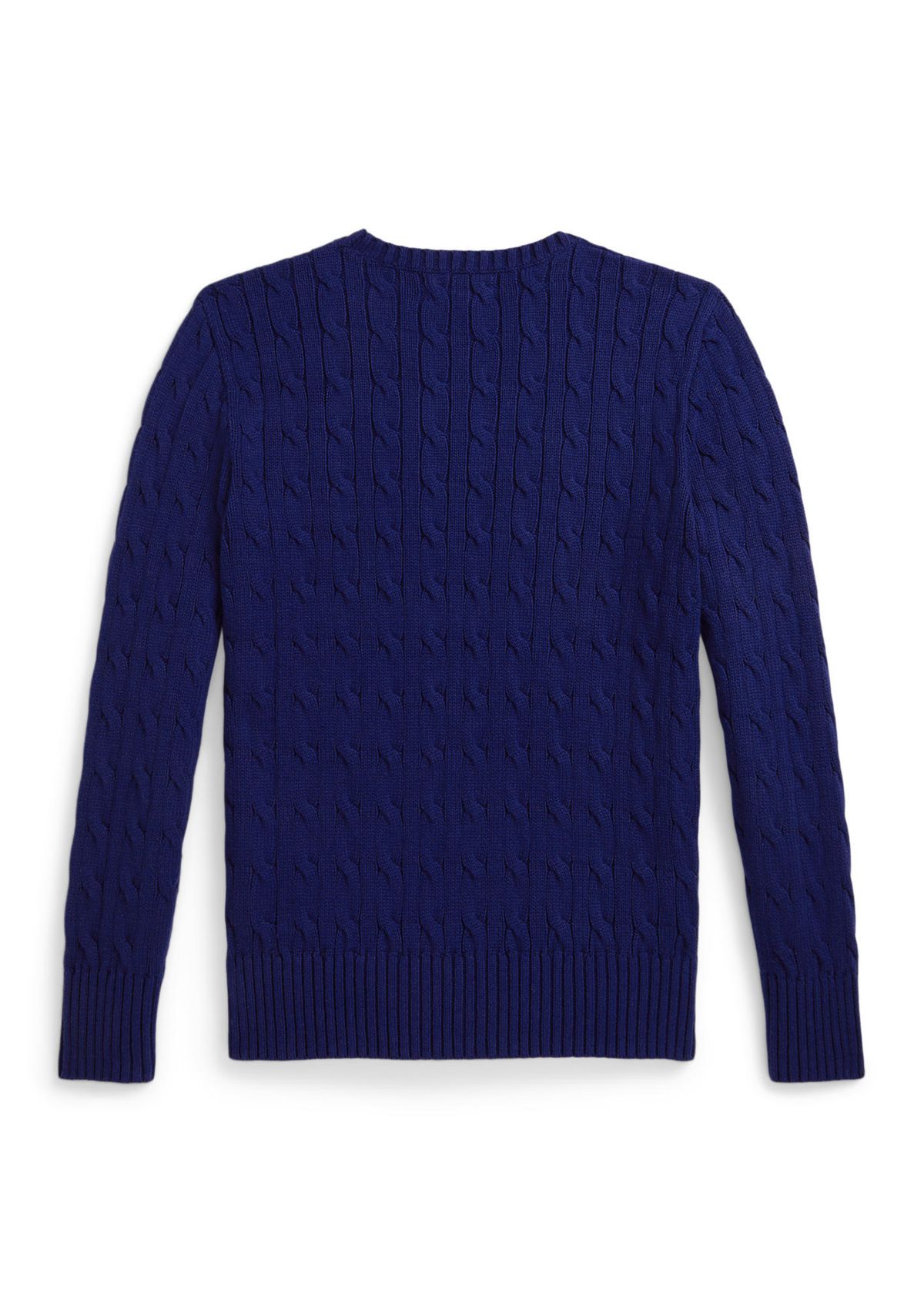 Boys 8-20 Polo Bear Cable-Knit Cotton Sweater