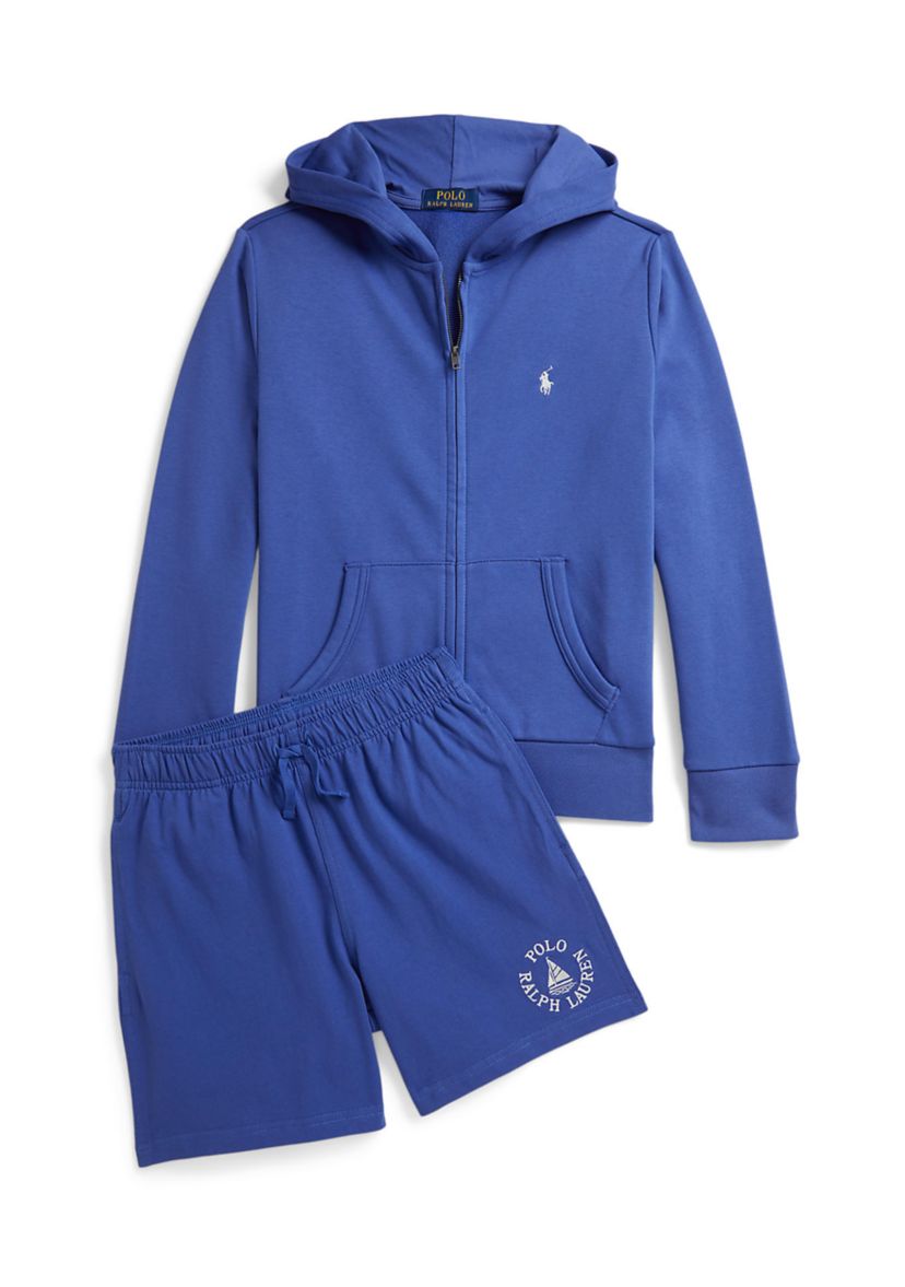 Ralph Lauren Childrenswear Boys 8-20 Logo French Terry Full-Zip