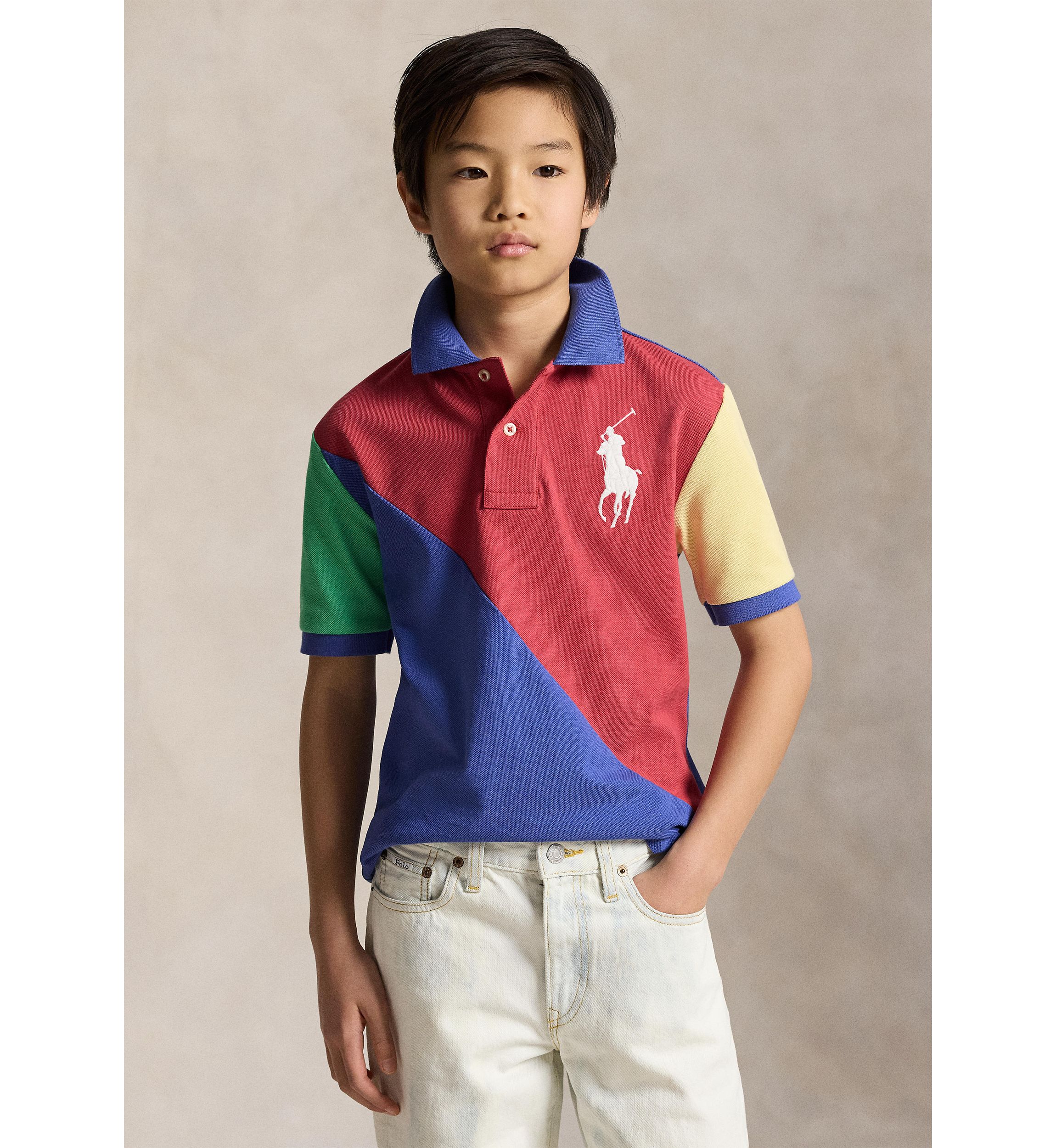 Ralph Lauren Childrenswear Boys 8-20 Big Pony Cotton Mesh Polo