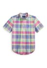 Boys 8-20 Plaid Cotton Oxford Shirt