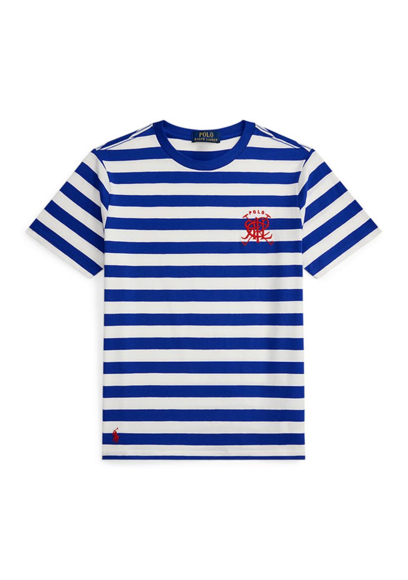 Boys 8-20 Crest Striped Cotton T-Shirt
