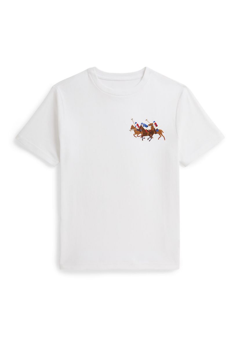  Boys 8-20 Triple-Pony Cotton Jersey T-Shirt