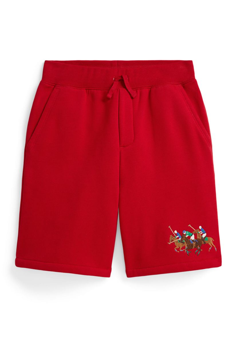 Boys 8-20 Triple-Pony Fleece Shorts
