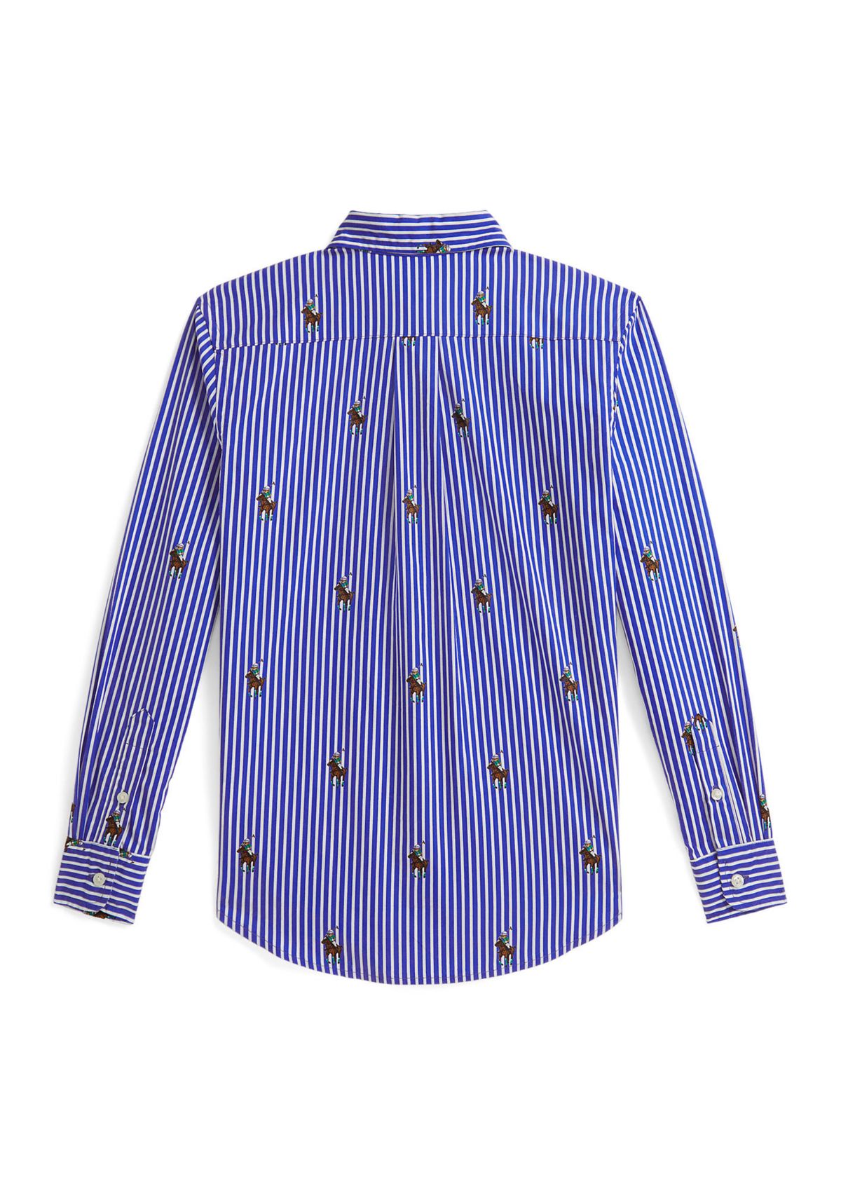 Boys 8-20 Polo Bear Striped Cotton Shirt