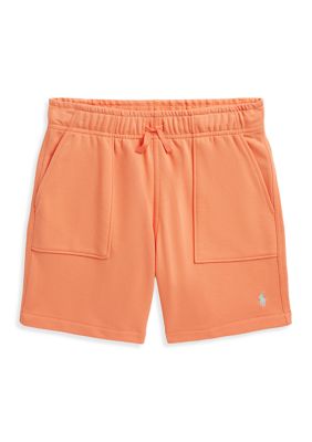 Ralph Lauren Childrenswear Boys 8-20 French Terry Drawstring Shorts, Red, Large